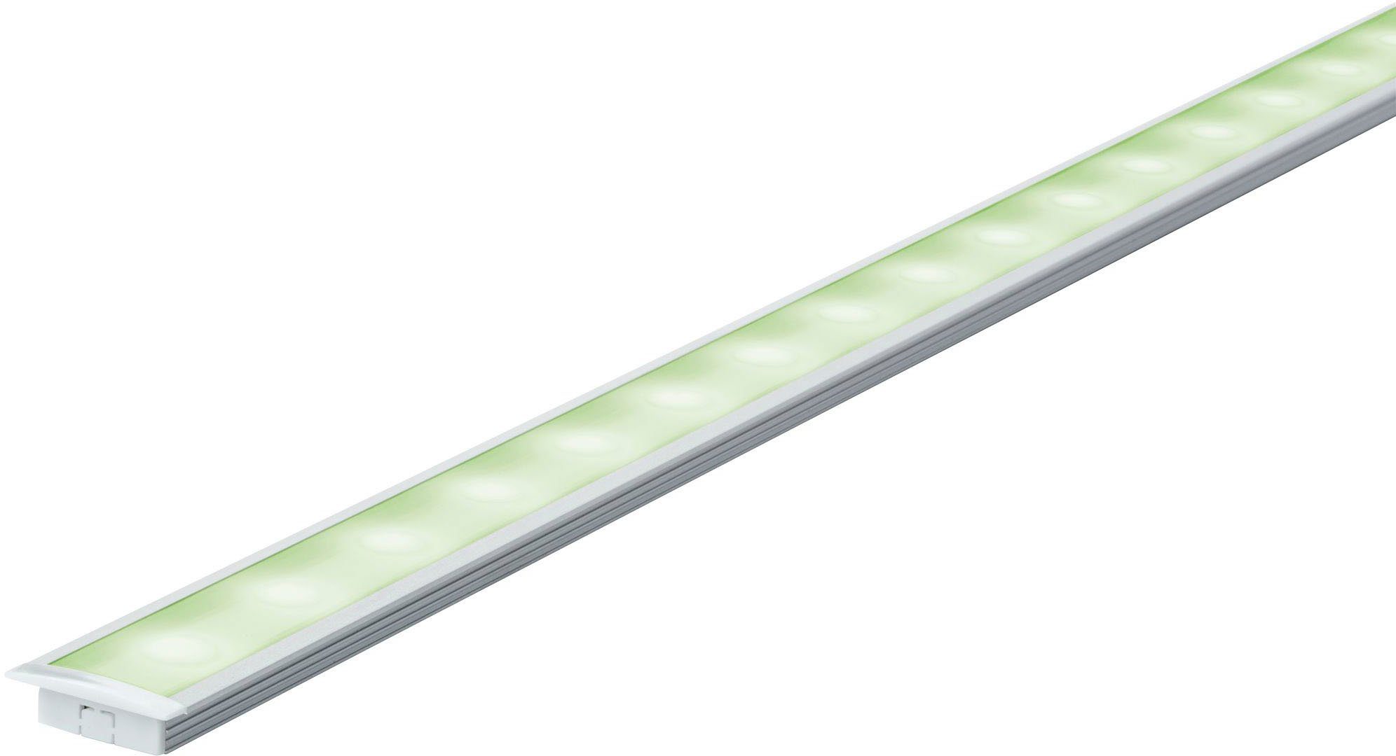 Paulmann LED-Streifen Floor Profil mit eloxiert, Alu 100cm Alu Diffusor Satin,Alu/Kunststoff
