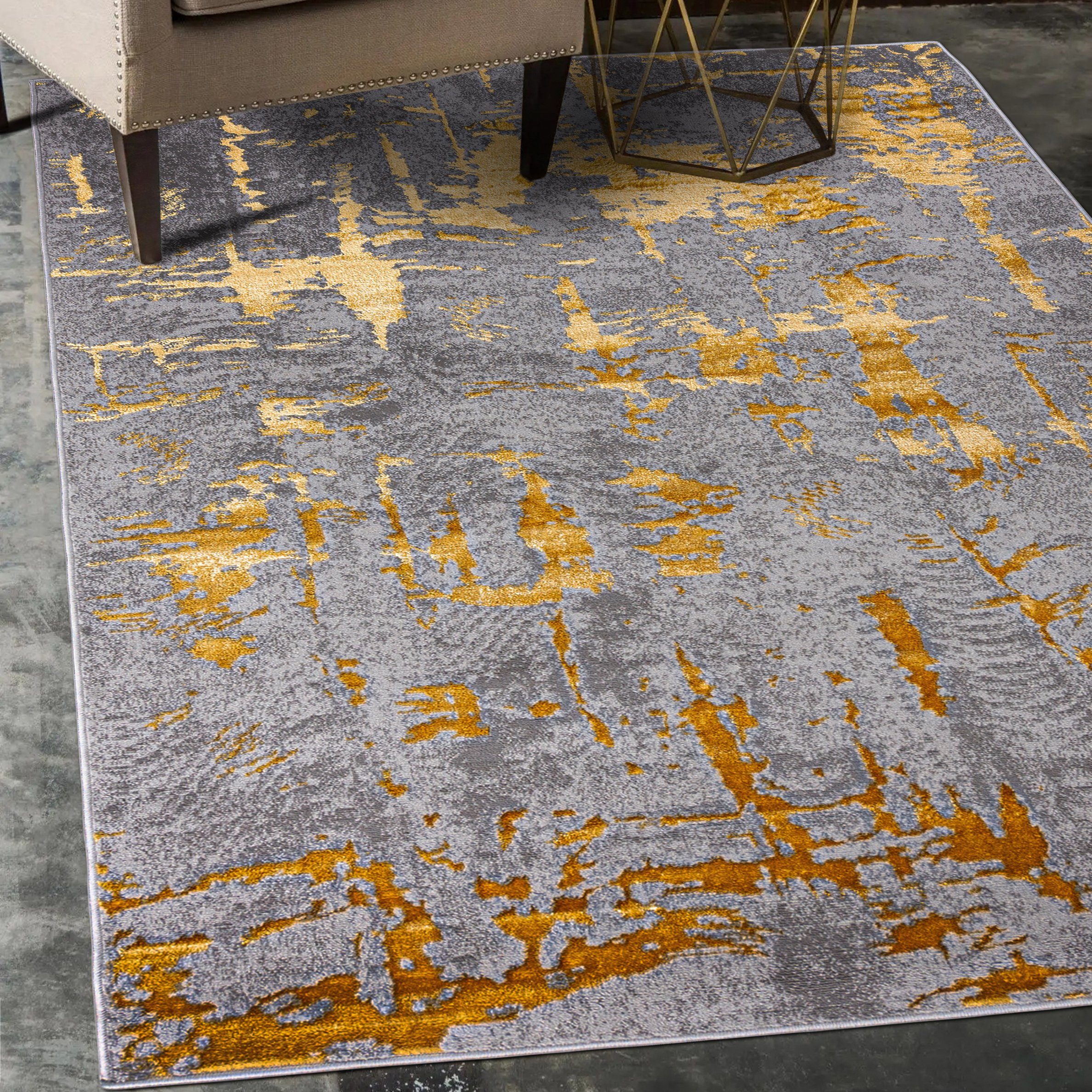 Mazovia Designteppich Modern Teppich für Wohnzimmer, günstig online kaufen