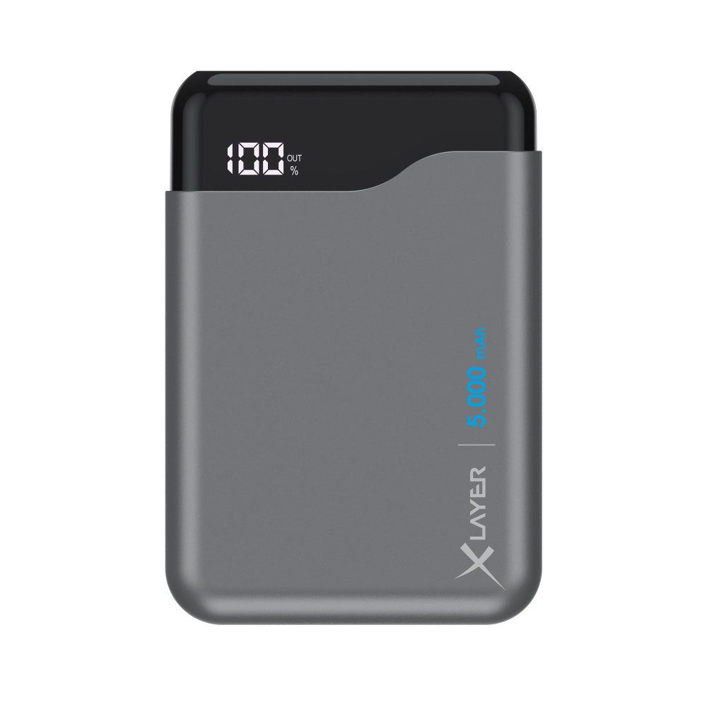 Powerbank Micro Pro grau Solar Powerbank