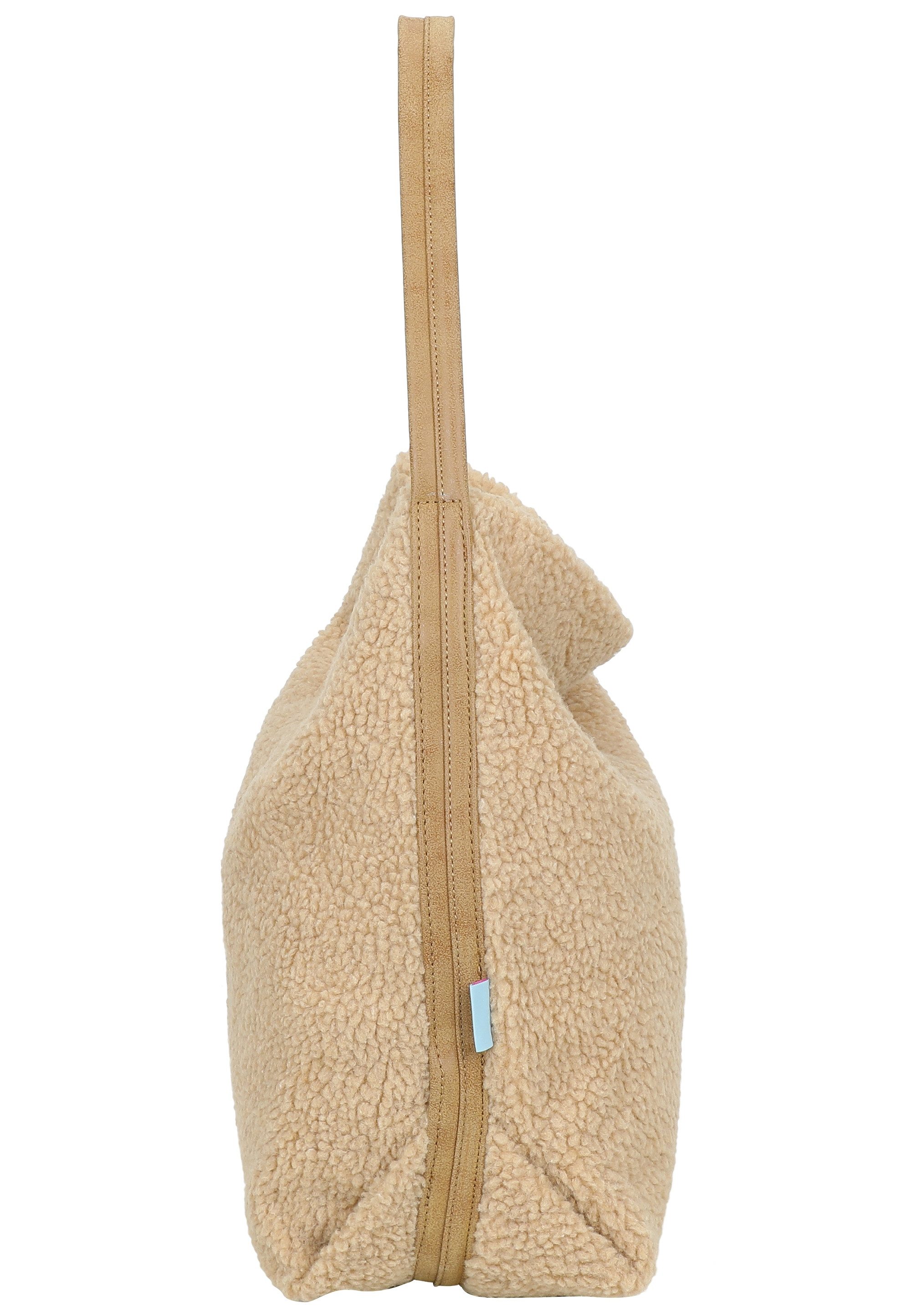 Fritzi aus Preußen Schultertasche Easy Hobo Limited Teddy, im modernen Teddy-Look