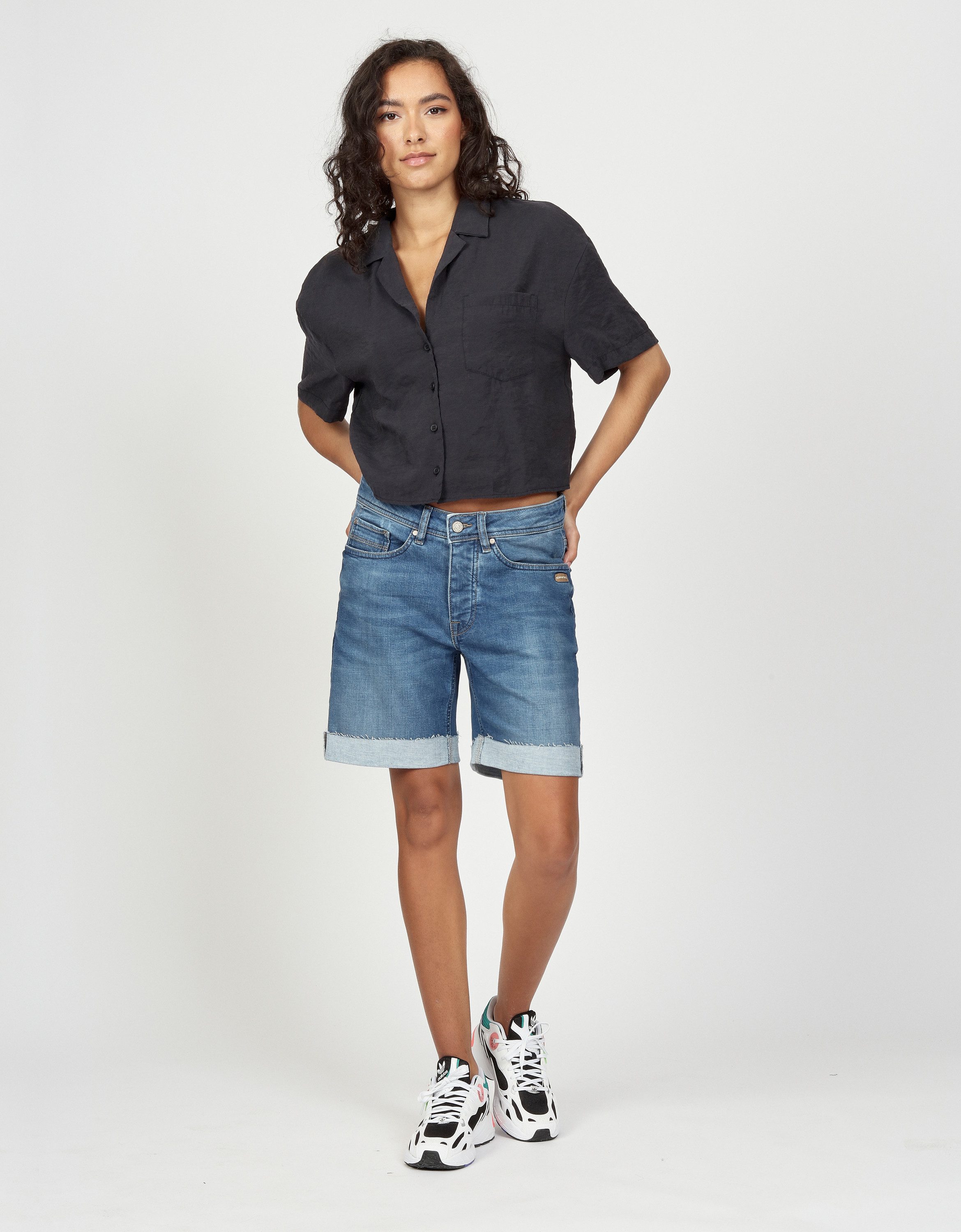 GANG Boyfriend-Jeans GANG Jeans Short 94NICA SHORTS