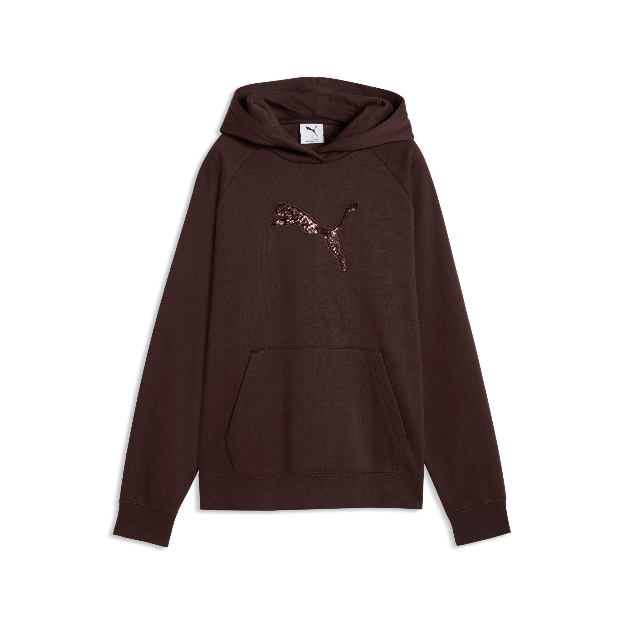 PUMA Kapuzensweatshirt ESS SEQUINS STANDARD HOODIE FL mit Kapuze, in normaler Länge