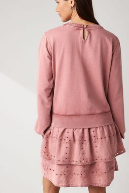 Next Sweatkleid Sweatshirt-Kleid im Lagen-Look (1-tlg)