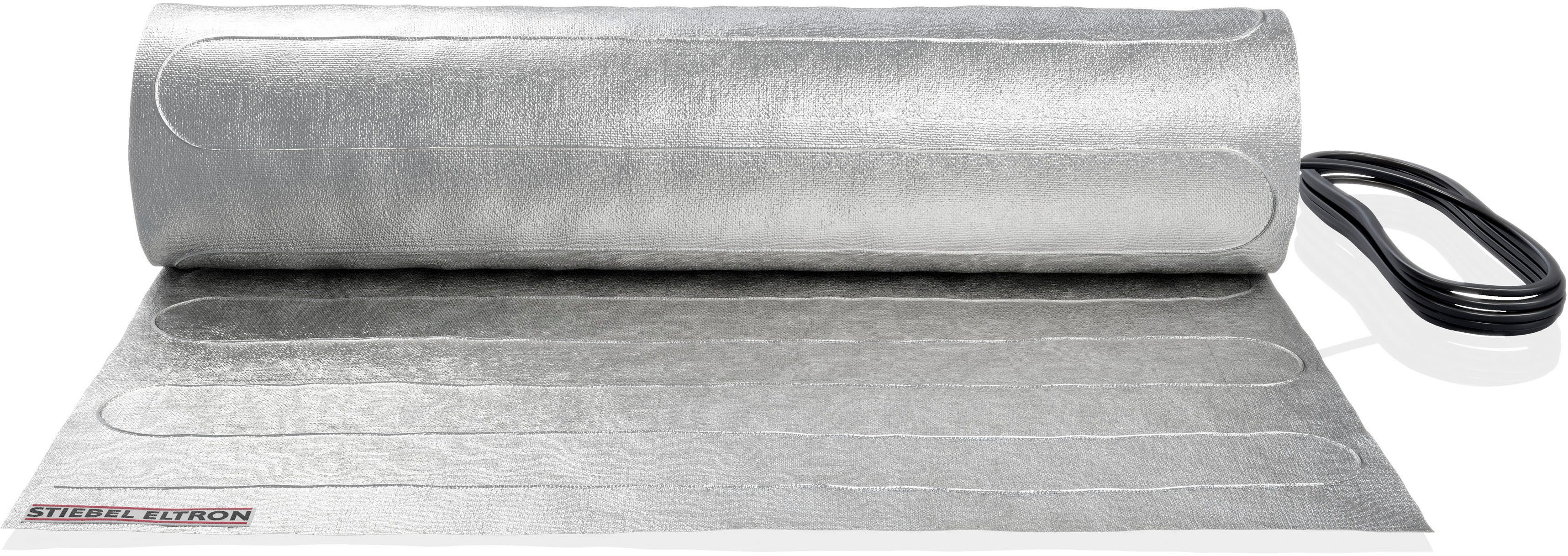 STIEBEL ELTRON Fußbodenheizung FTD 140/10, elektrische Fußbodenheizung, für Laminat/Fertigparkett, Einzelmatte Fläche10 m², 140W/m², FTD140/10
