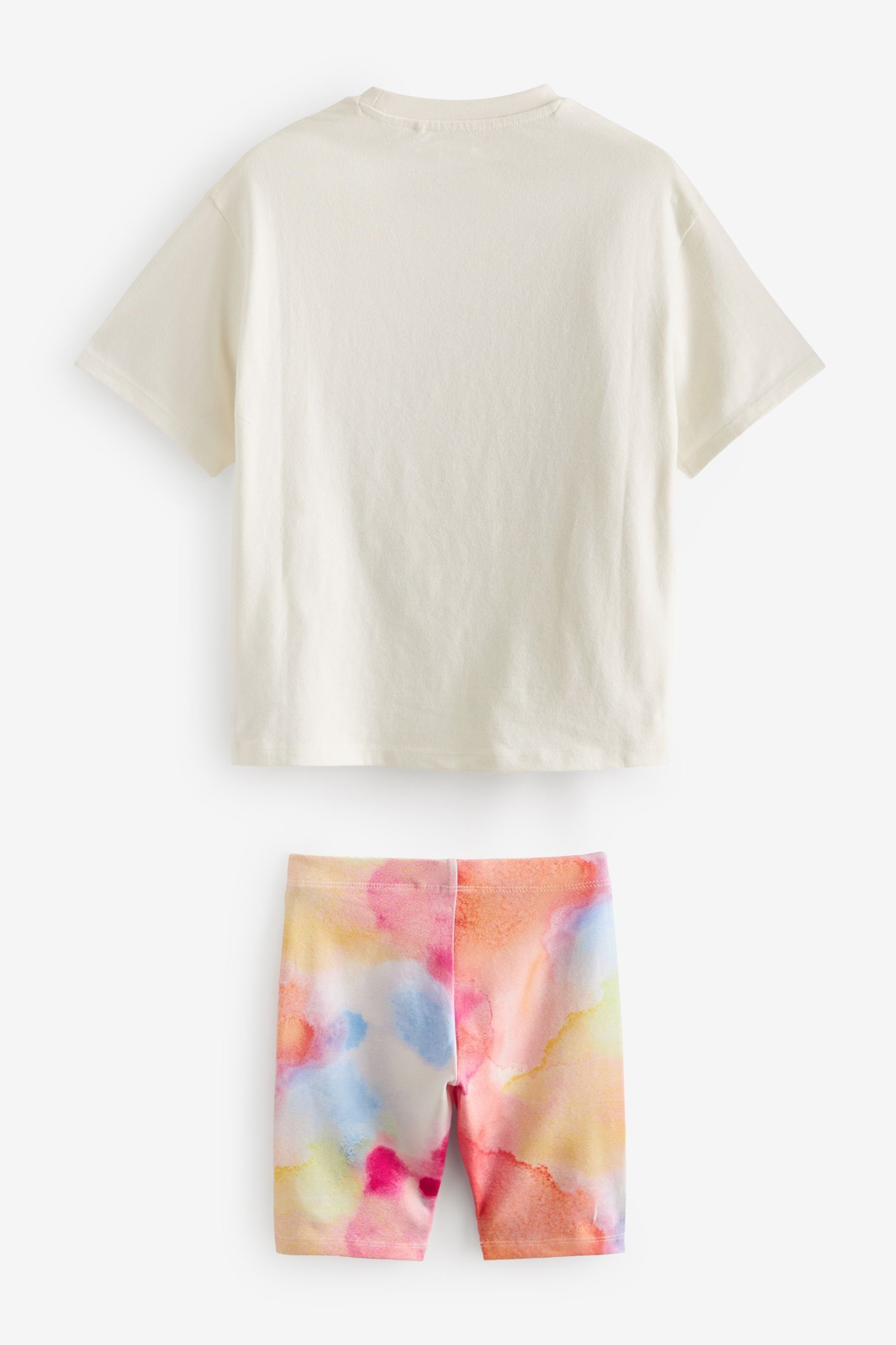 Next T-Shirt Set Radlerhose und Oversized-T-Shirt & (2-tlg) mit Shorts
