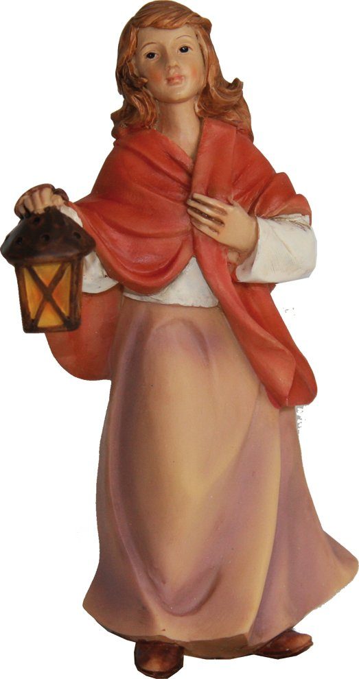 Krippenfigur Krippenfigur Magd mit Laterne günstig online kaufen