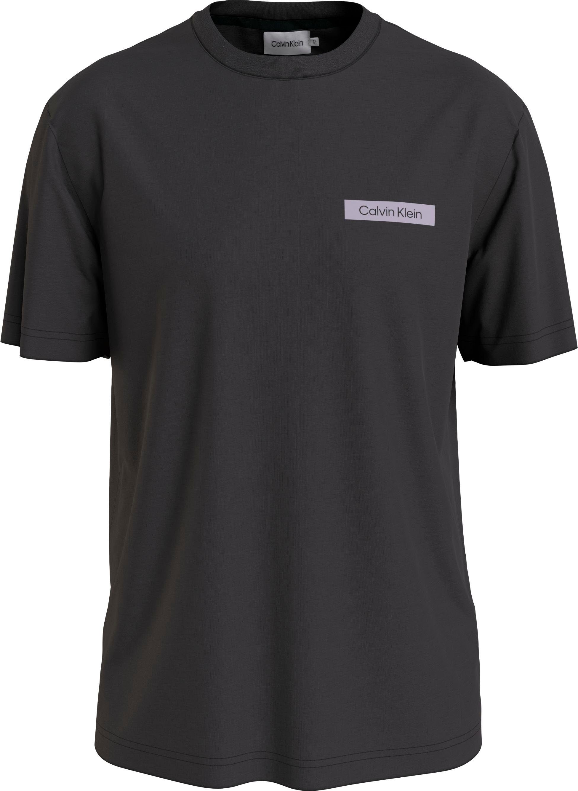 Calvin Klein Big&Tall T-Shirt mit Print auf dem Rücken schwarz