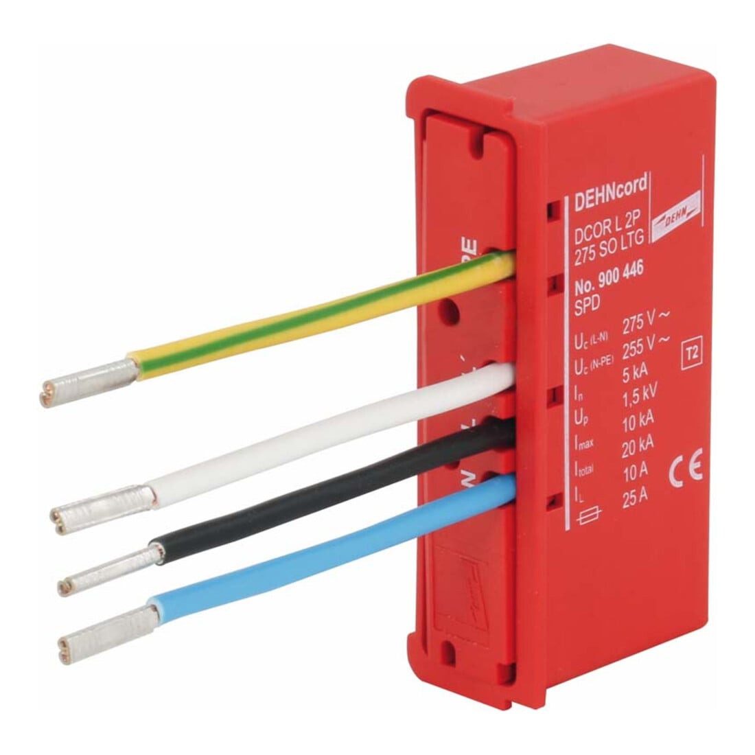 DEHN Multimeter DEHN Überspannungsableiter Typ 2 DEHNcord, 2-p. DCOR L 2P 275 SO LTG