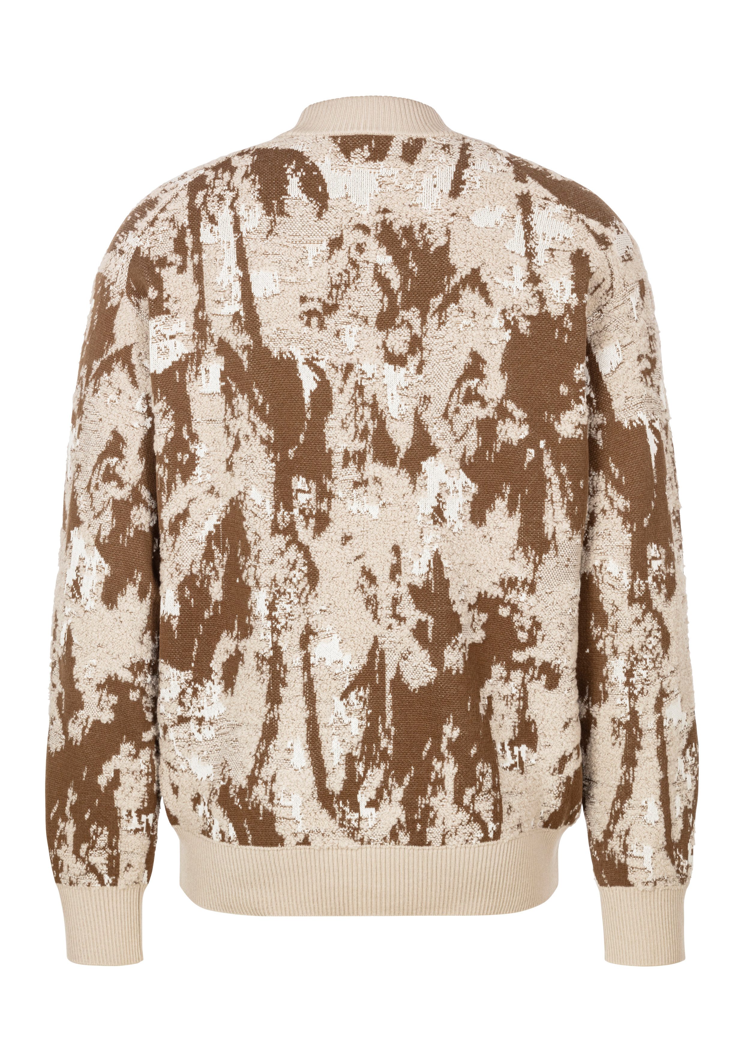 BOSS ORANGE Rundhalspullover in modischem Muster günstig online kaufen