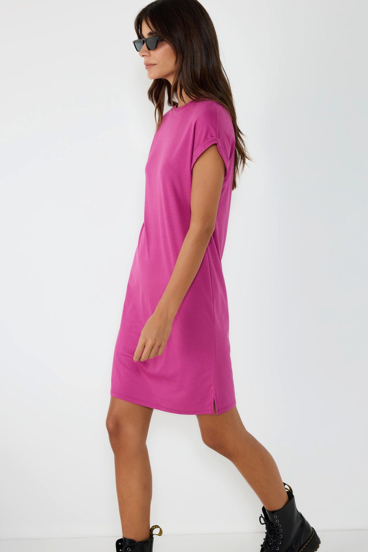 No Matter What Minikleid Basic-Kleid mit kurzen Ärmeln