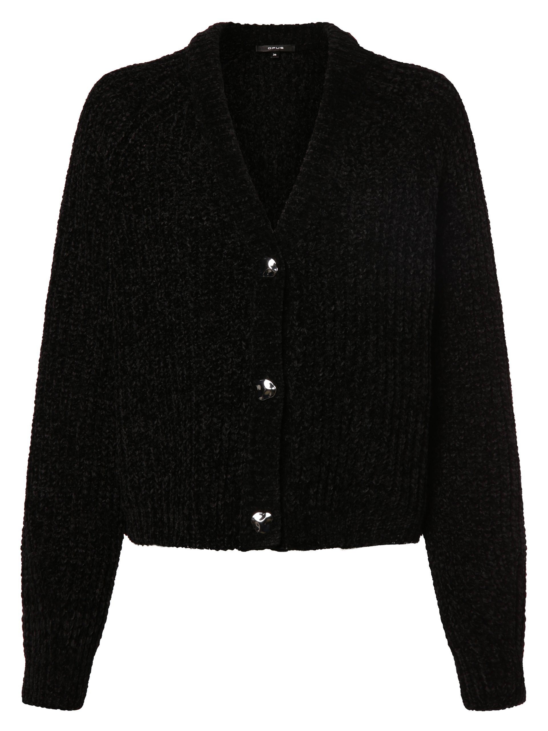Schwarze Strickjacke