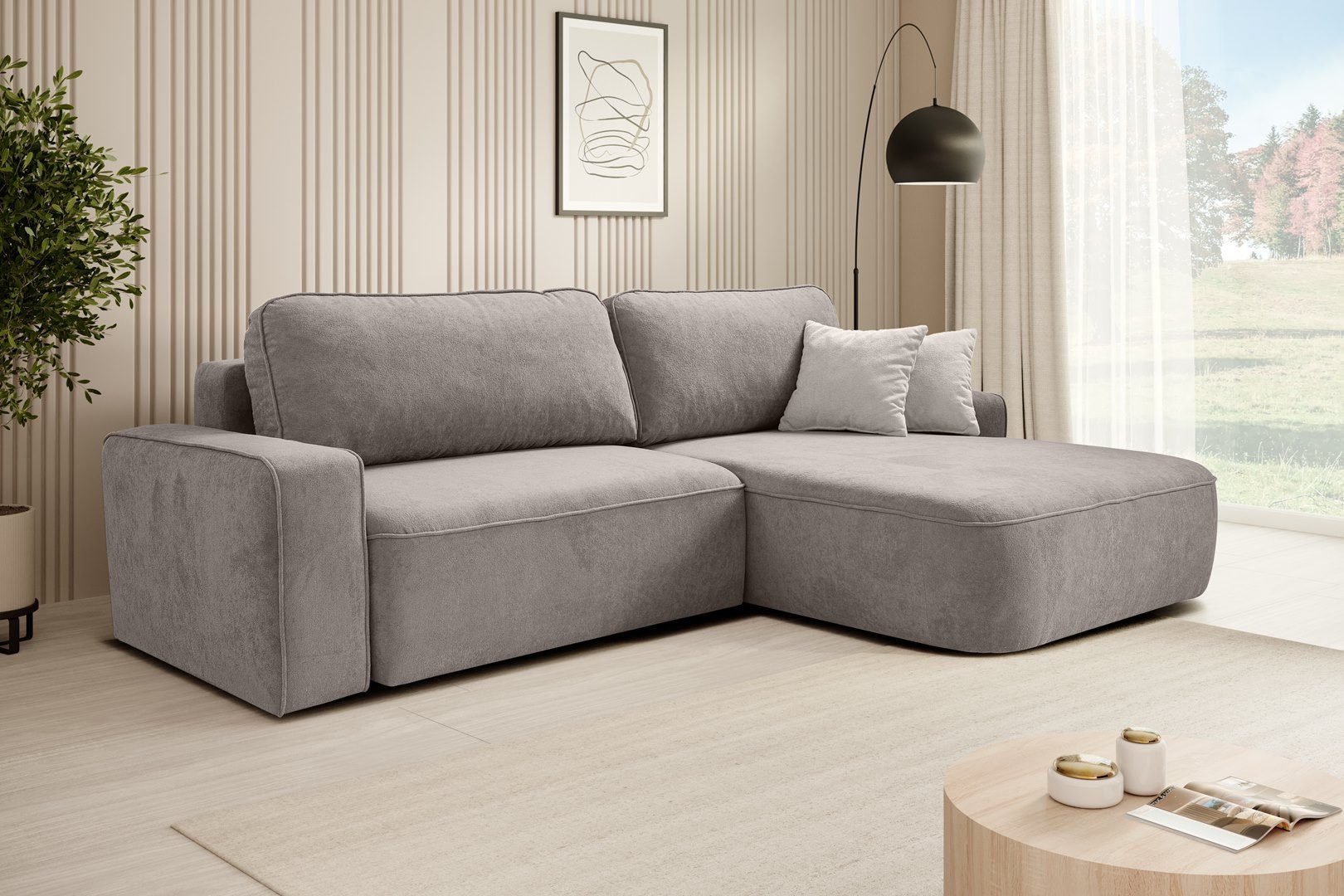 Beautysofa Ecksofa TORRE, mit Schlaffunktion, mit günstig online kaufen