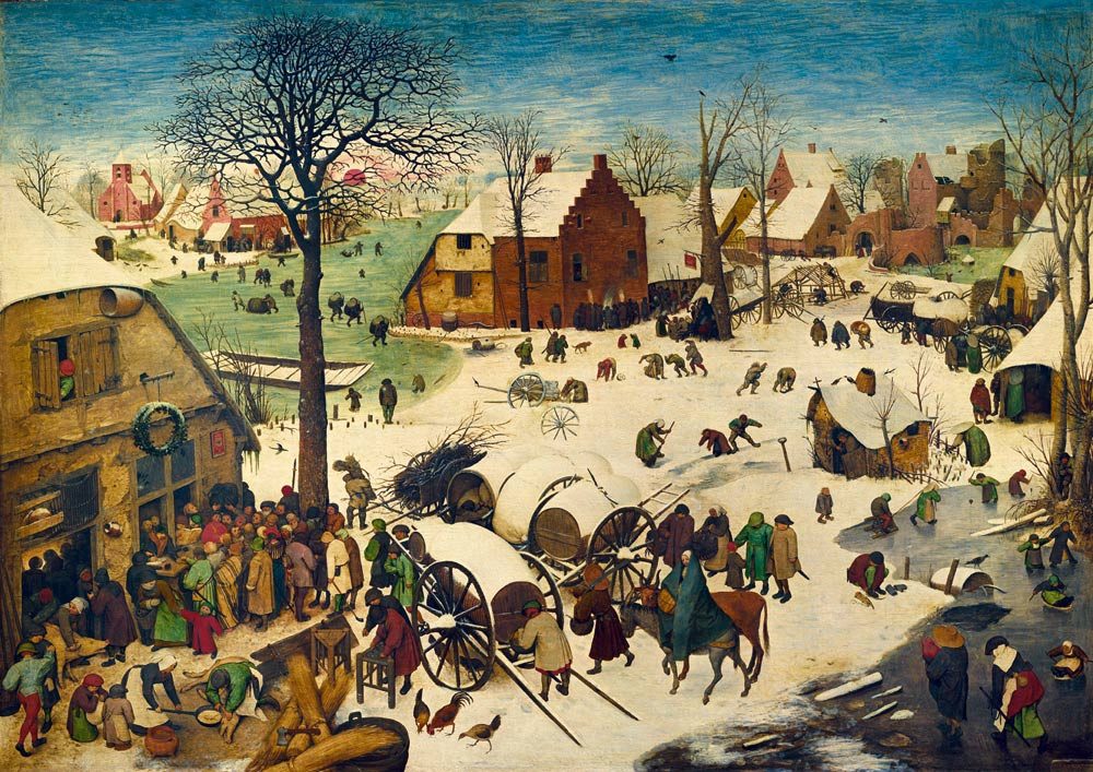 Bluebird Puzzle Puzzle Pieter Bruegel the Elder - The Census at Bethlehem, günstig online kaufen