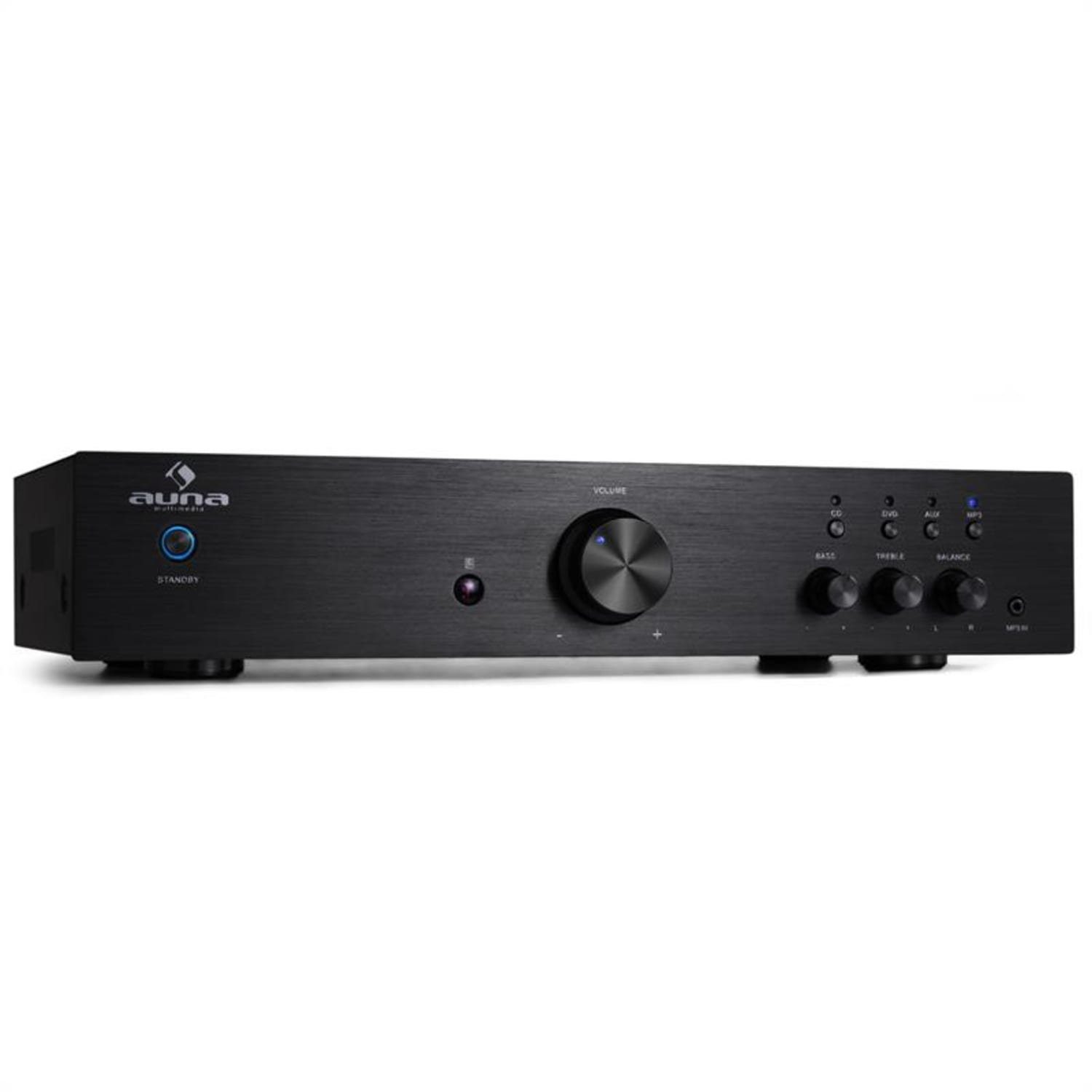 125 HiFi Stereo Auna Schwarz Audio drei W, ein Amplifier) und AV2-CD508 Verstärker Line-Ausgang, Audioverstärker Kanäle: Stereo-Cinch-Audio-Eingänge (Anzahl