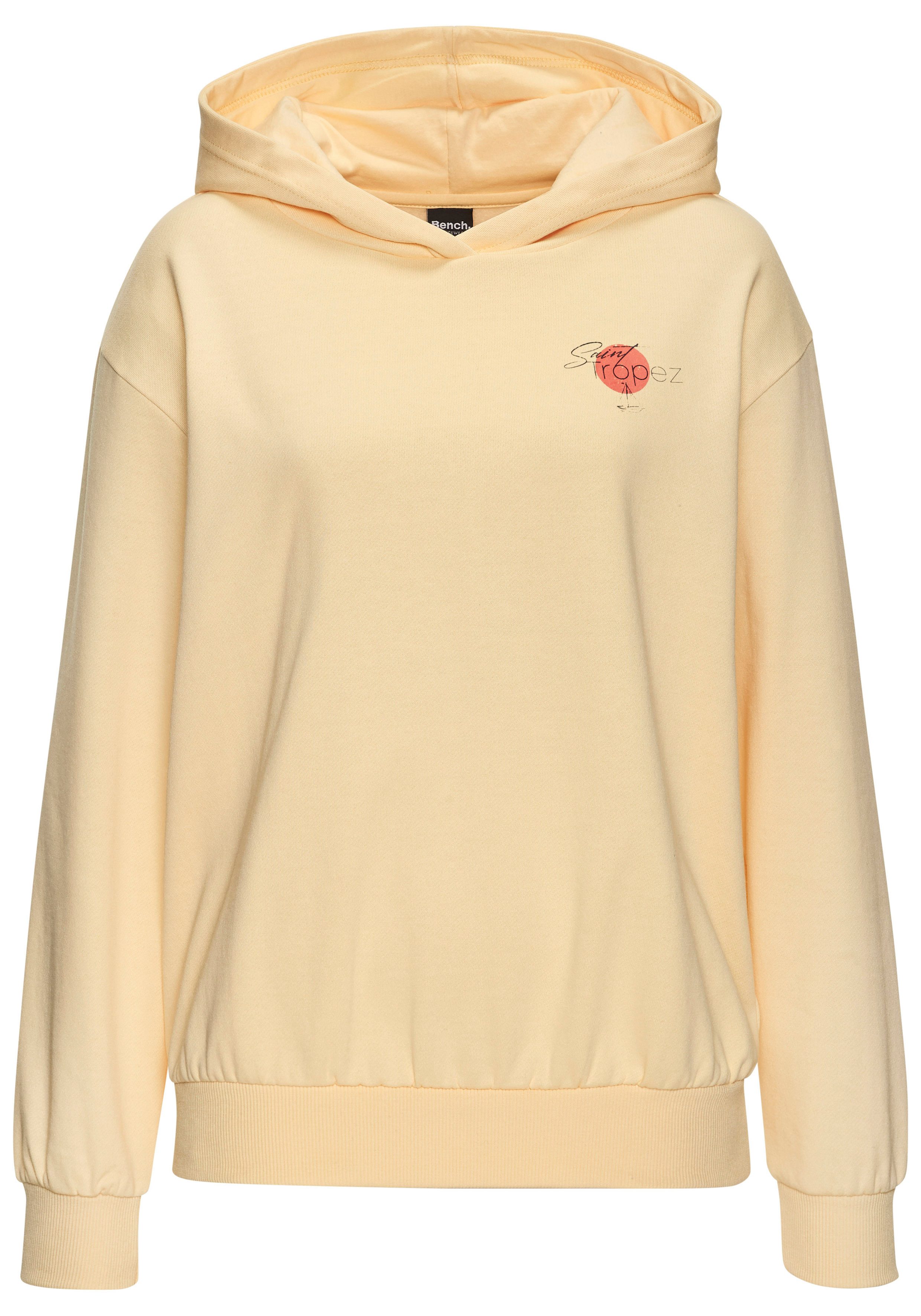 Bench. Kapuzenpullover mit großem Printdruck auf dem Rücken, Loungewear. Reduzierter Preis € 44,99. Unverbindliche Preisempfehlung € 64,99