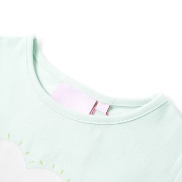 vidaXL T-Shirt Kinder-T-Shirt Helles Minzgrün 128