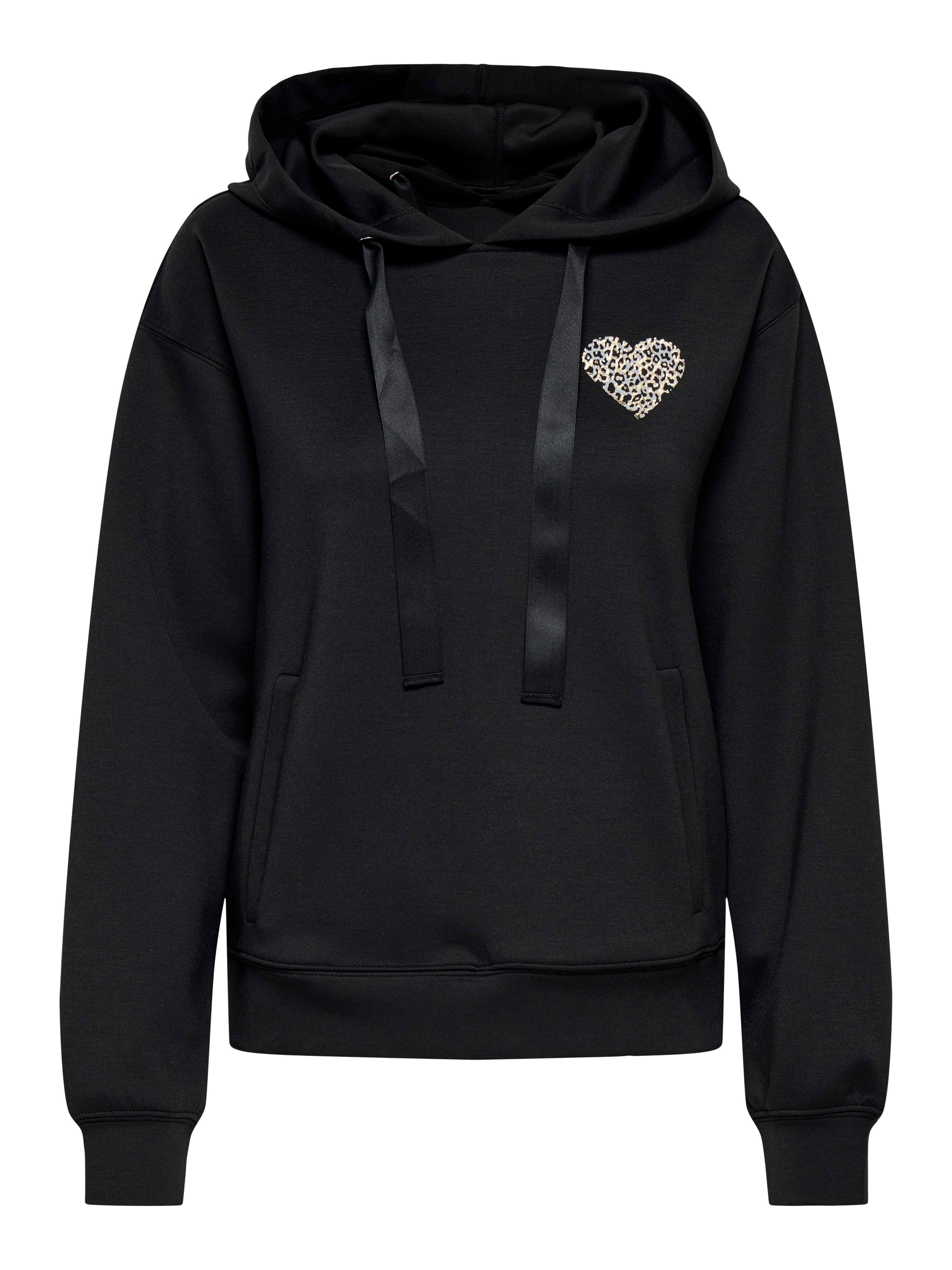 Kapuzensweatshirt ONLALINA LIFE L/S PRINT HOOD SWT