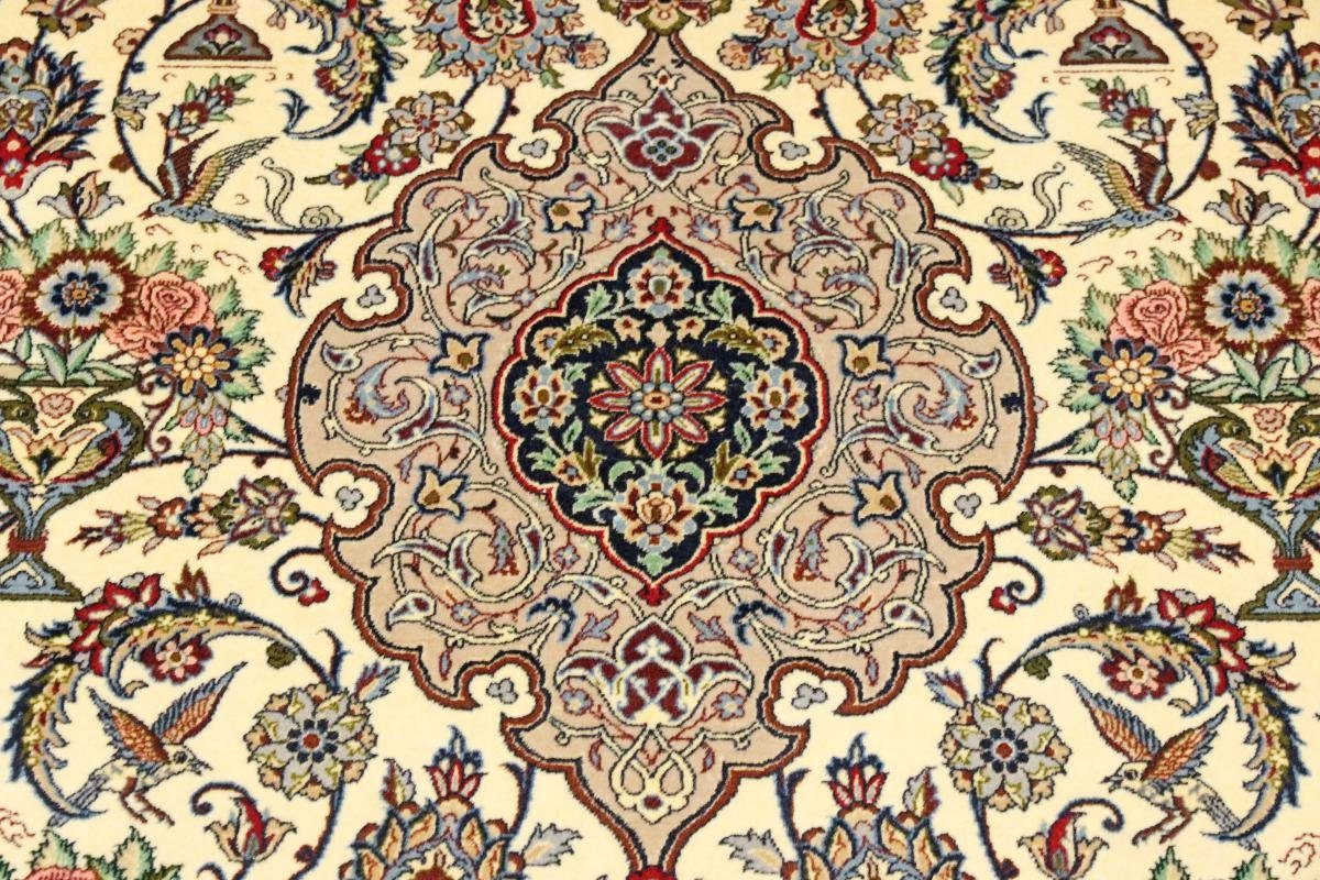 142x229 Isfahan Handgeknüpfter Nain Orientteppich, 6 Seidenkette Trading, Höhe: Orientteppich mm rechteckig,