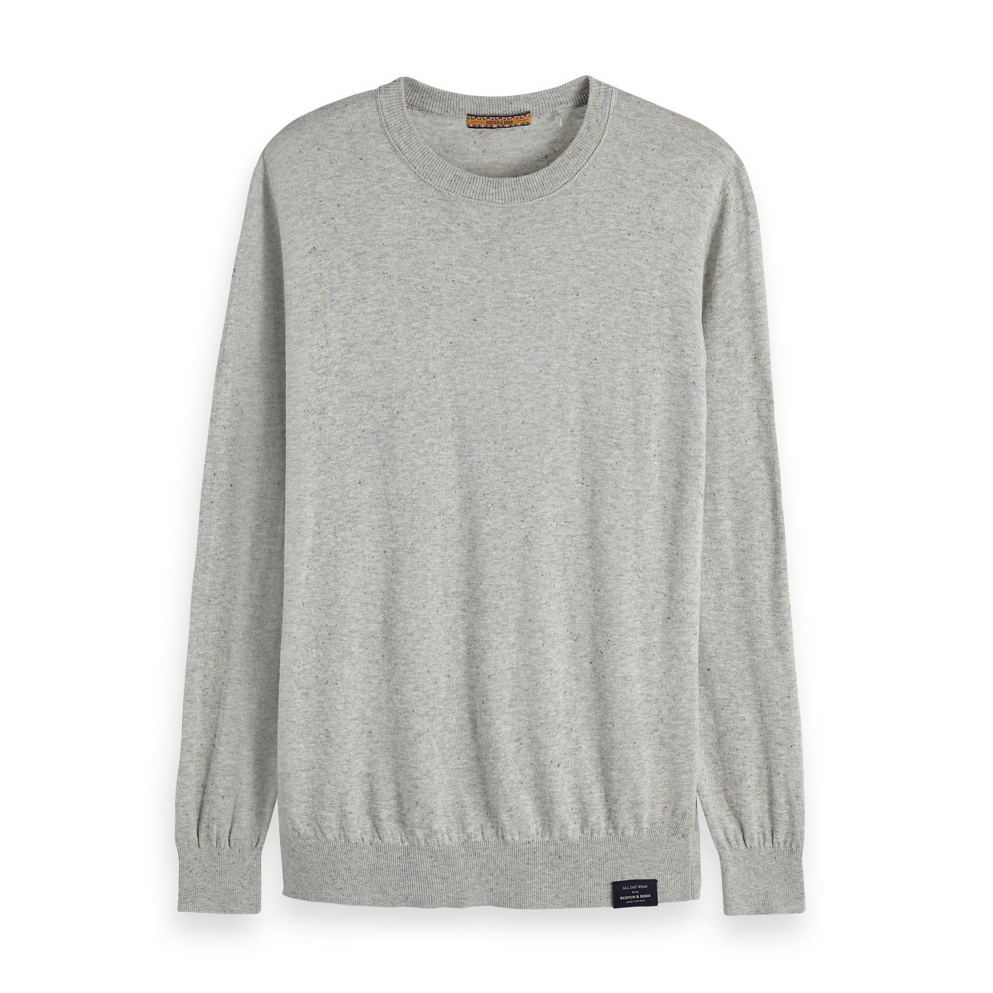 Fleecepullover Scotch & Soda Herren Pullover Classic Crewneck Pull 149101