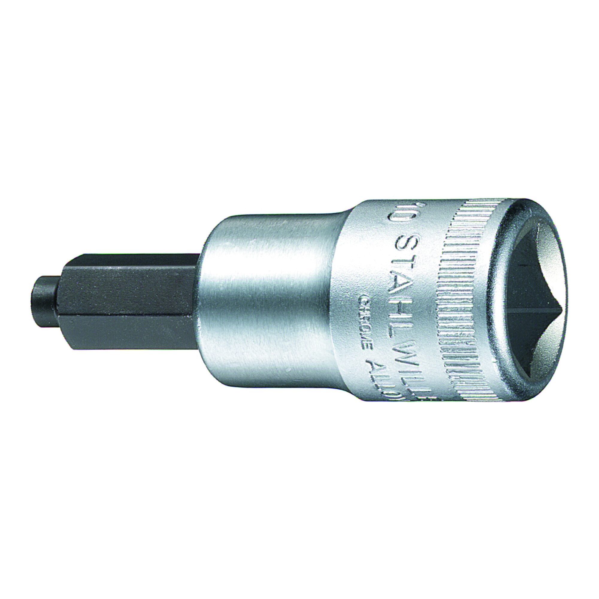 Stahlwille Steckschlüssel Stahlwille 1/2" (12,5mm) INHEX-Einsatz SW.14mm L.60mm