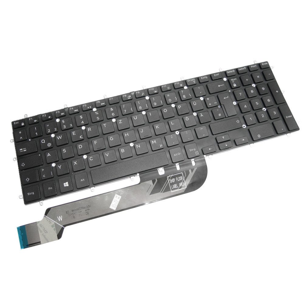 Trade-Shop Ersatz passend für Dell Latitude 3590 Vostro 3583 3584 5568 Tastatur (Tasten: Deutsch, QWERTZ / Farbe: Schwarz / mit Hintergrundbeleuchtung)