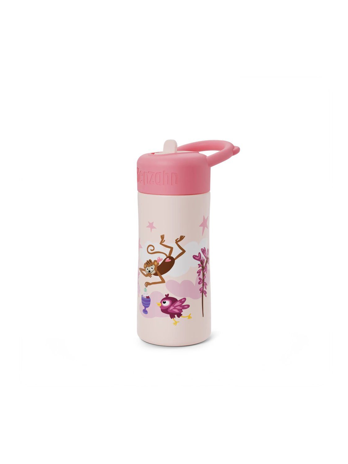 Affenzahn Trinkflasche Edelstahl Trinkflasche, 2-in-1 Trinkfunktion