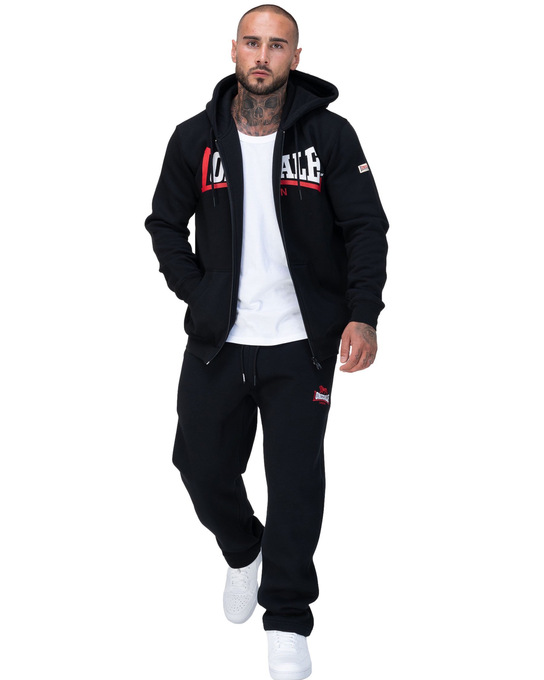 Lonsdale Kapuzensweatjacke Lonsdale Kapuzensweat Garrigill (Packung) mit Kapuze