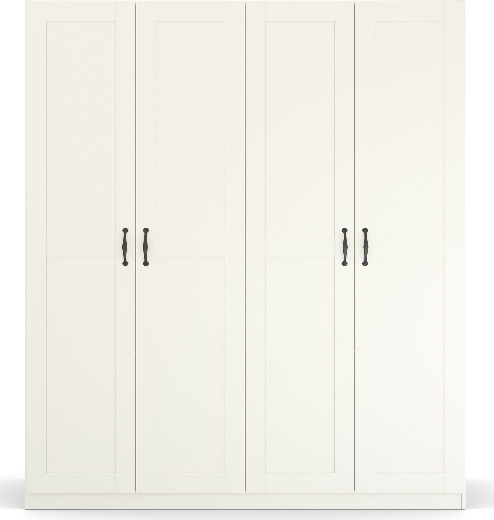 rauch Drehtürenschrank Kleiderschrank Schrank Garderobe Ankleide COTTAGE BY QUADRA SPIN (Breiten: 181/226/271 cm, Höhe 210 cm) in skandinavischem Landhausstil – Bild 4 von 5