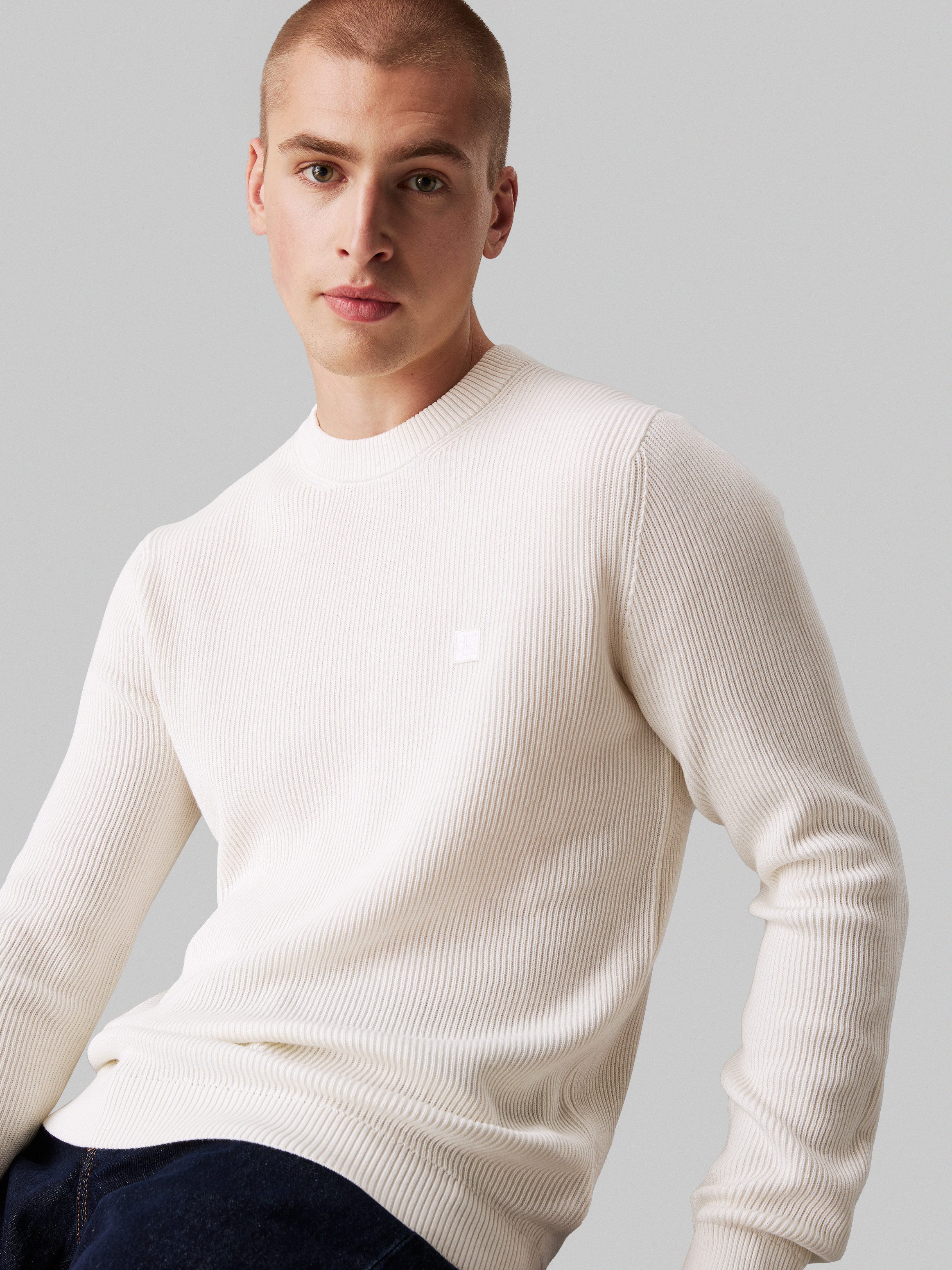 Calvin Klein Jeans Rundhalspullover CK EMBRO günstig online kaufen