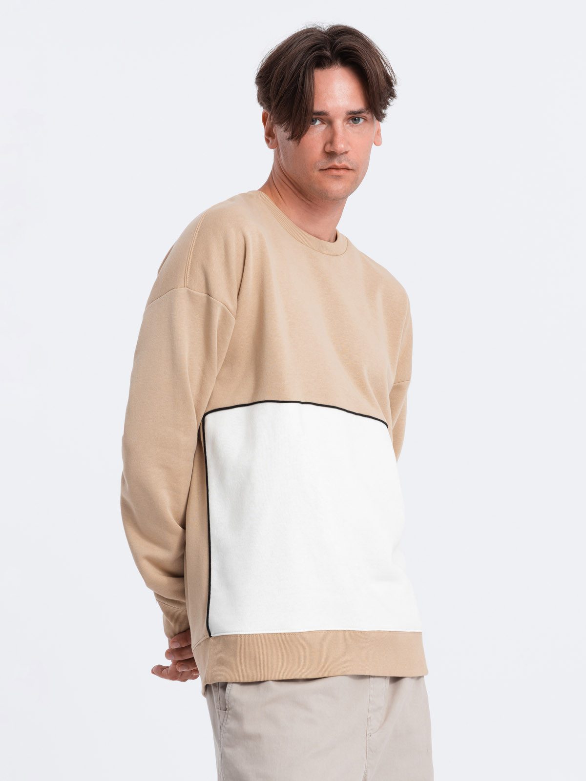 OMBRE Print-Shirt Herren Sweatshirt OVERSIZE mit günstig online kaufen