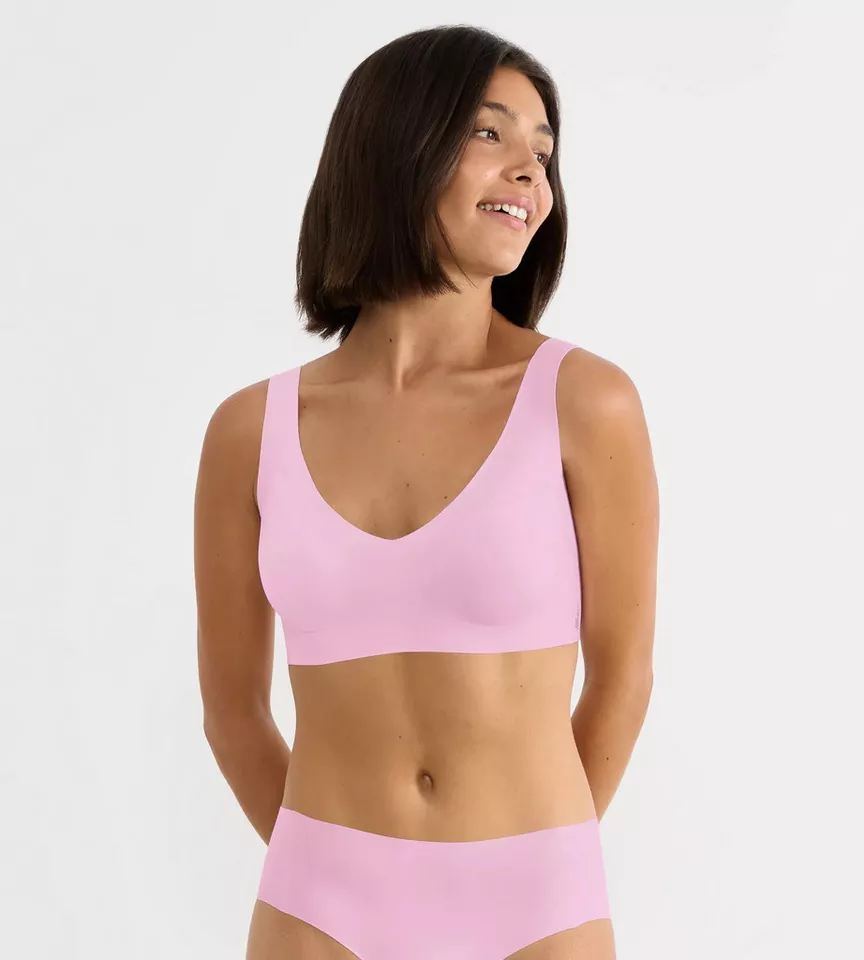 Sloggi Bralette ZERO Feel 2.0 mit herausnehmbaren Pads, mittlerer Halt, Mikrofaser