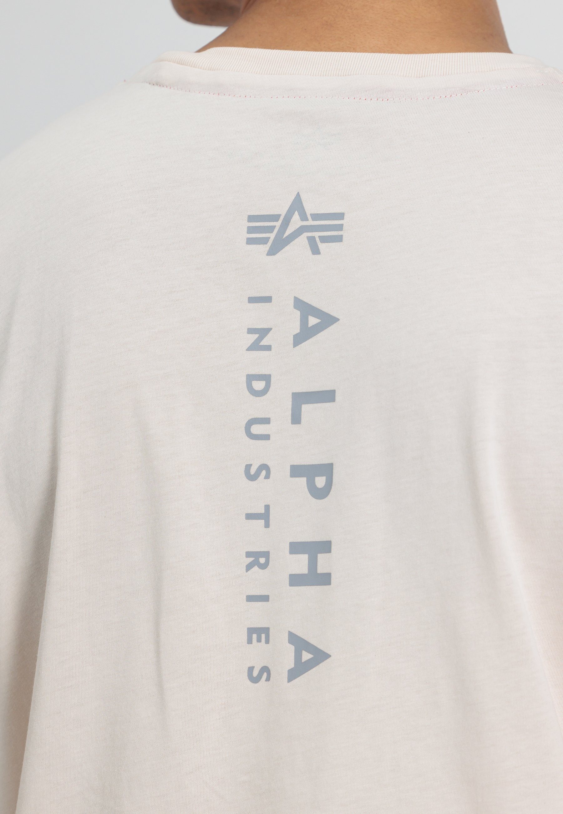 Industries T-Shirts T-Shirt Men EMB Industries Unisex Alpha T-Shirt white stream Alpha jet -