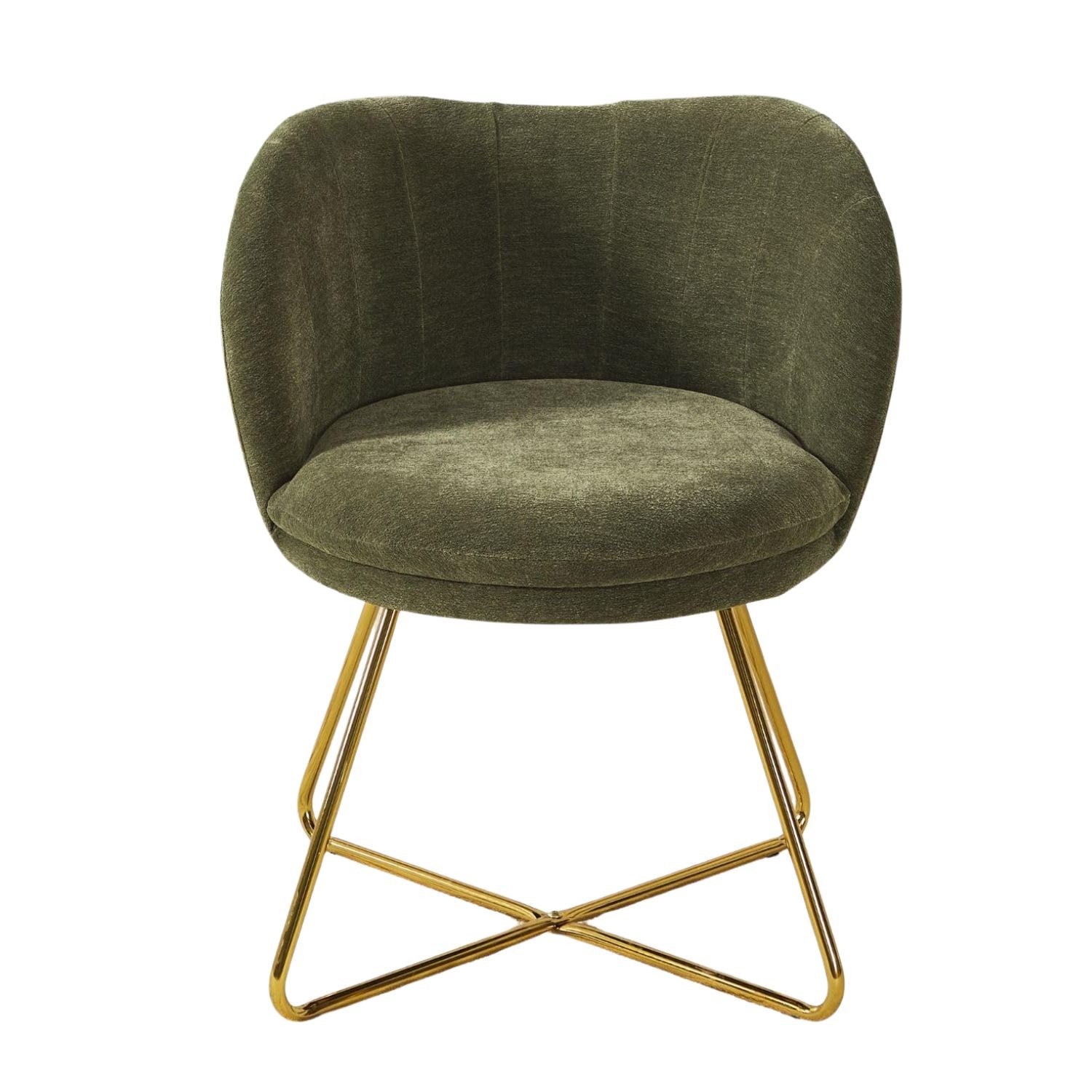 WAHSON OFFICE CHAIRS Loungesessel Kunstfell/Chenille Akzentstuhl mit Metall günstig online kaufen