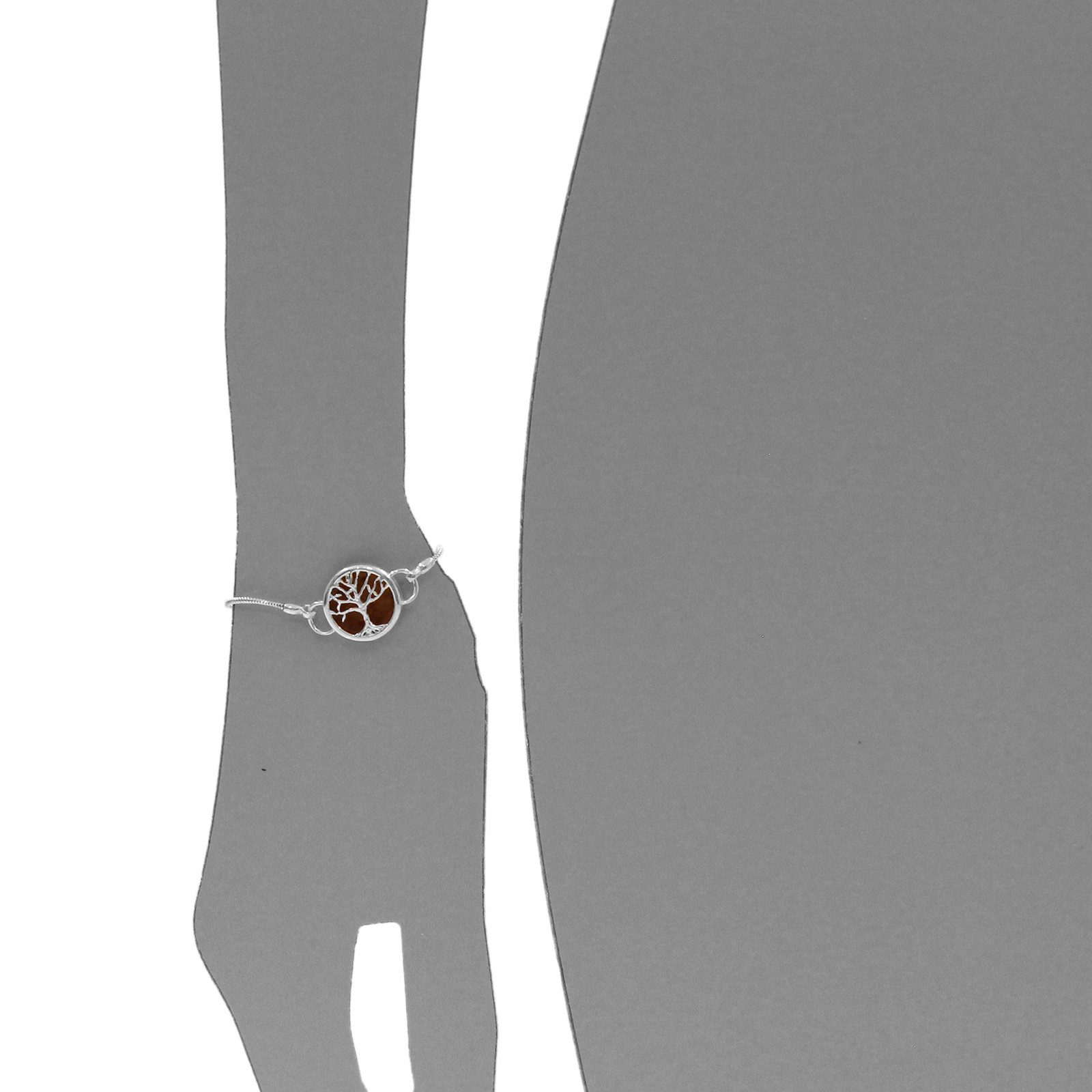 OSTSEE-SCHMUCK Armband Ostsee-Schmuck Armband Lebensbaum 16 mm Armband Lebe günstig online kaufen
