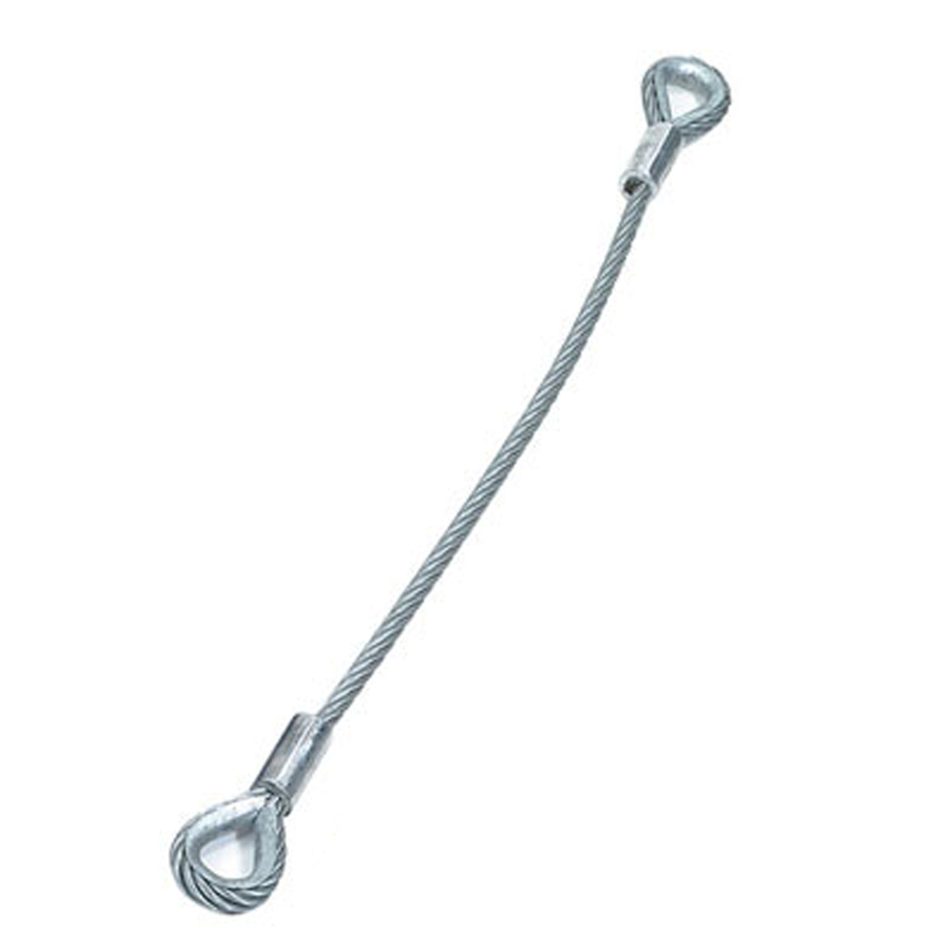 lightmaXX Gerüst, (Safety Stahlseil 10mm x 1m DIN 56926 Vielseitiges Sicherheits