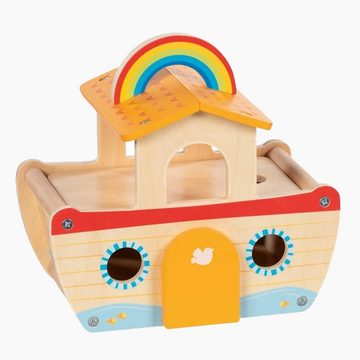 goki Kinderspielboot Meine kleine Arche Noah (20-tlg), aus hochwertigem Holz