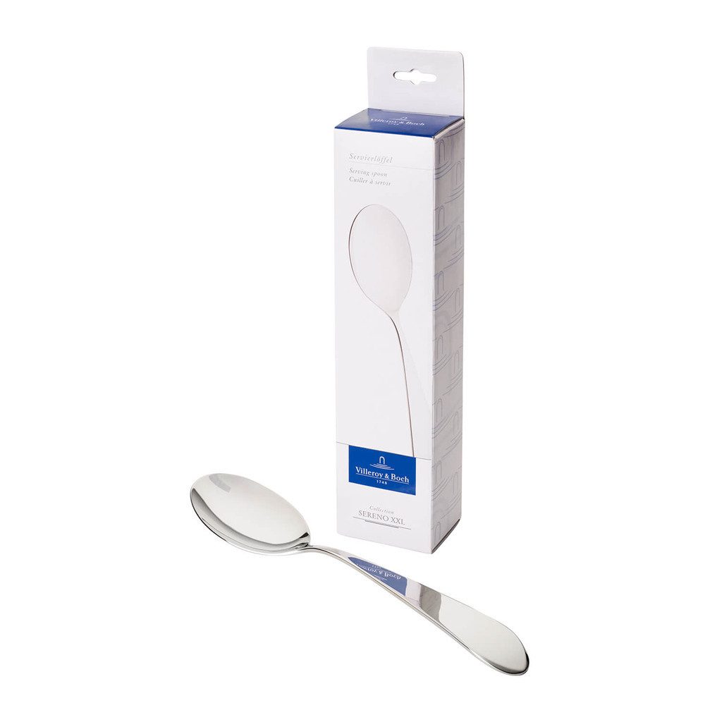 Villeroy & Boch Servierlöffel Sereno XXL Servierlöffel 297mm, Edelstahl, 1 Stck, spülmaschinenfest