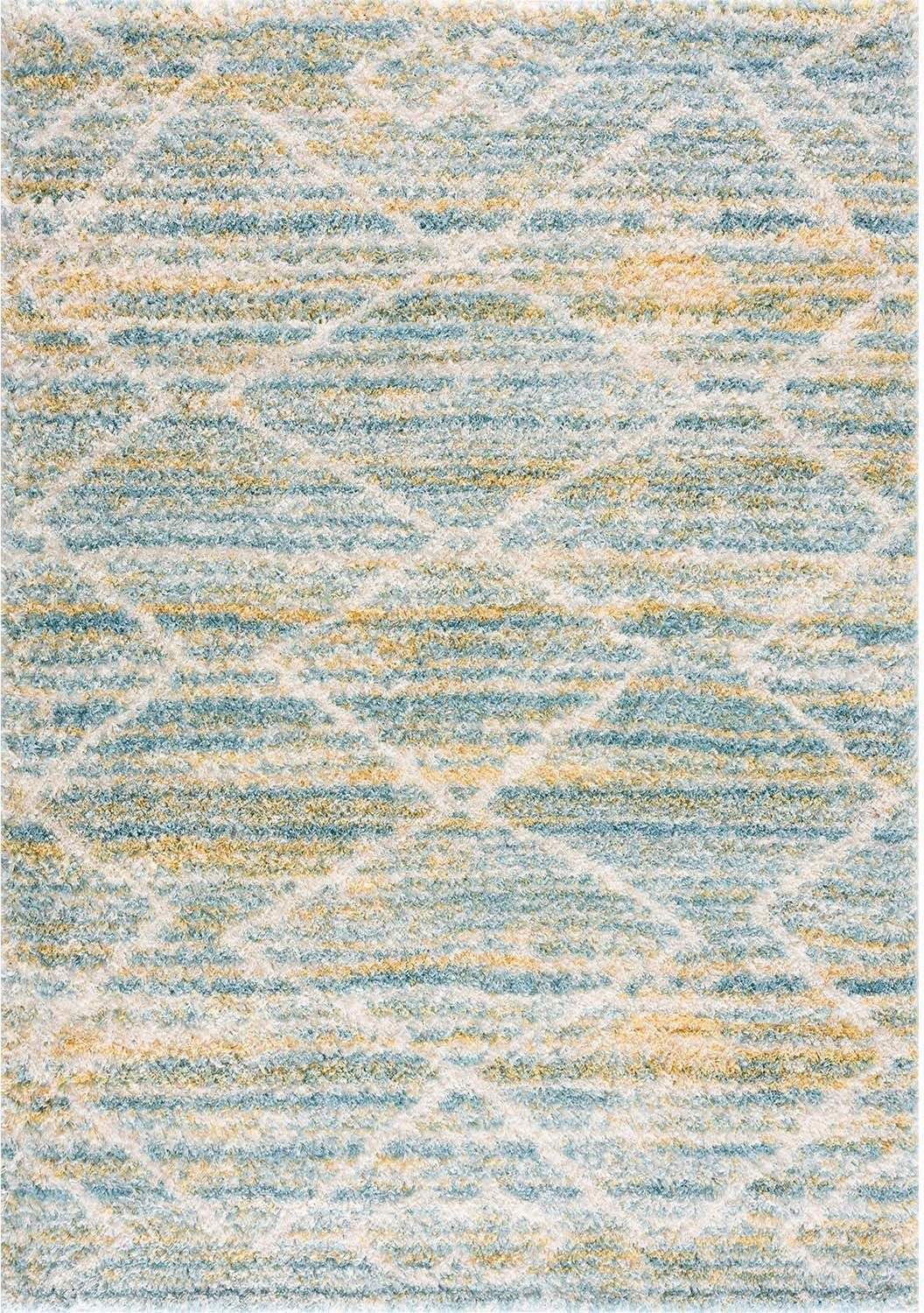 Carpet City Hochflor-Teppich Pulpy 557, rechteckig, Höhe: 30 mm, besonders weich, Ethno Look, ideal für Wohnzimmer & Schlafzimmer