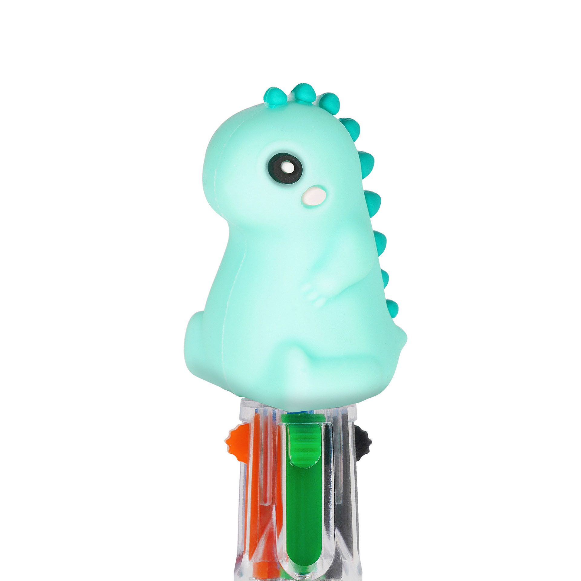 Legami Kugelschreiber LEGAMI Mini Kugelschreiber mit 4 Farben Mini Magic Rainbow DINO