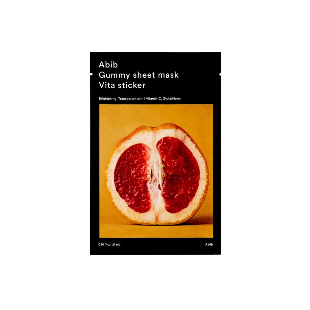 Abib Gesichtsmaske Vita Sticker Aufhellende Tuchmaske (Gummy Sheet Mask) 27 ml