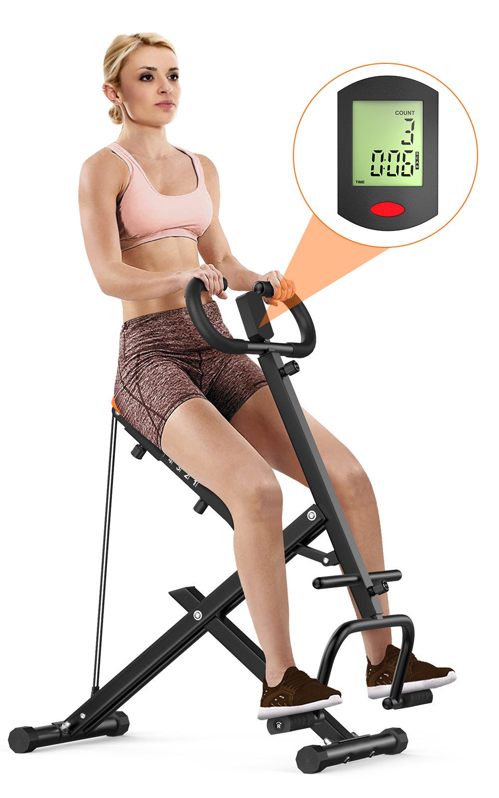 Bauchtrainer Bauchmuskeltrainer Faltbar - AB Trainer Ganzkörper