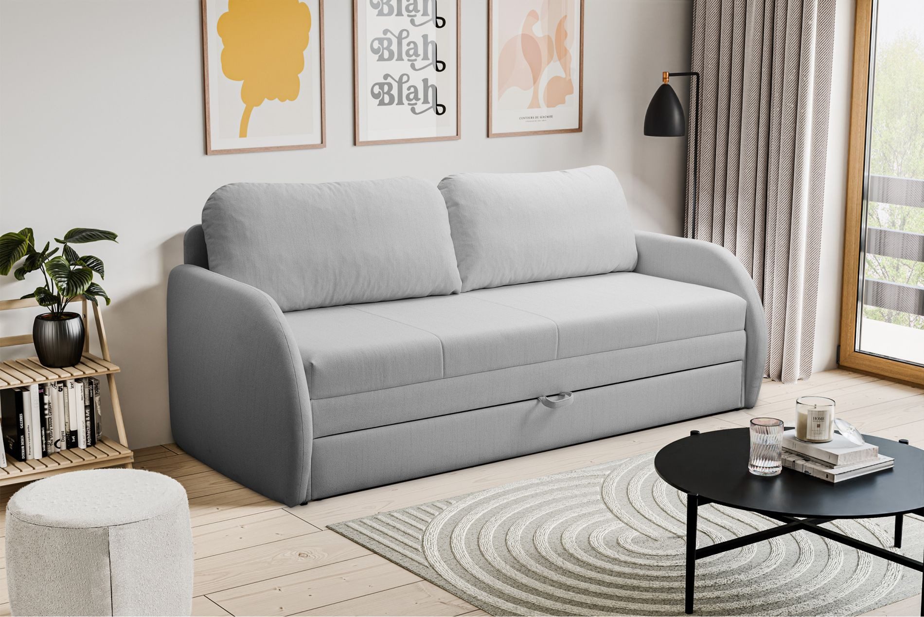 Selsey Schlafsofa DIEGO, 3-Sitzer-Sofa mit Schlaffunktion und Bettkasten