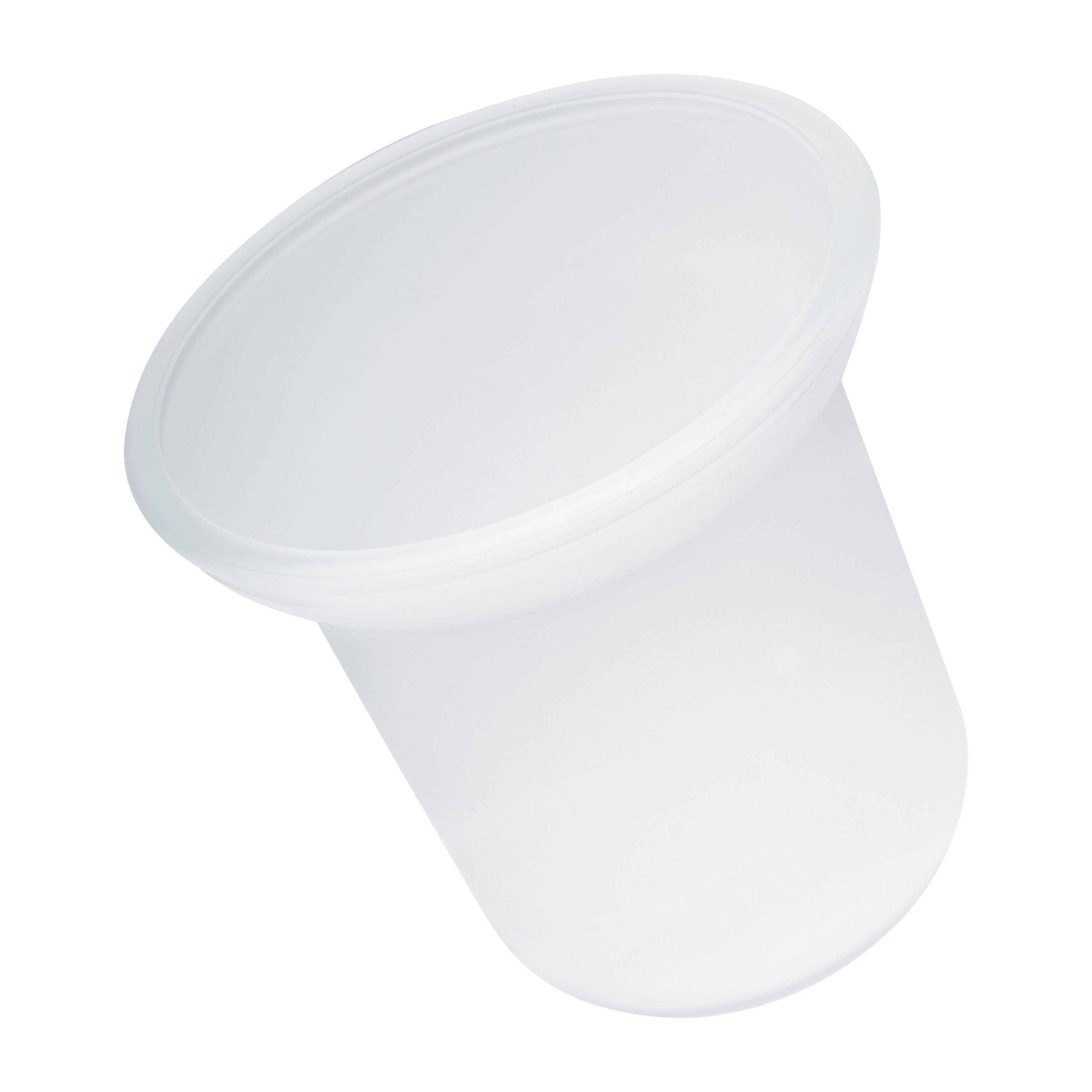 eluno WC-Garnitur Ersatzglas für Toilettenbürsten, WC-Garnituren, WC-Glas satiniert