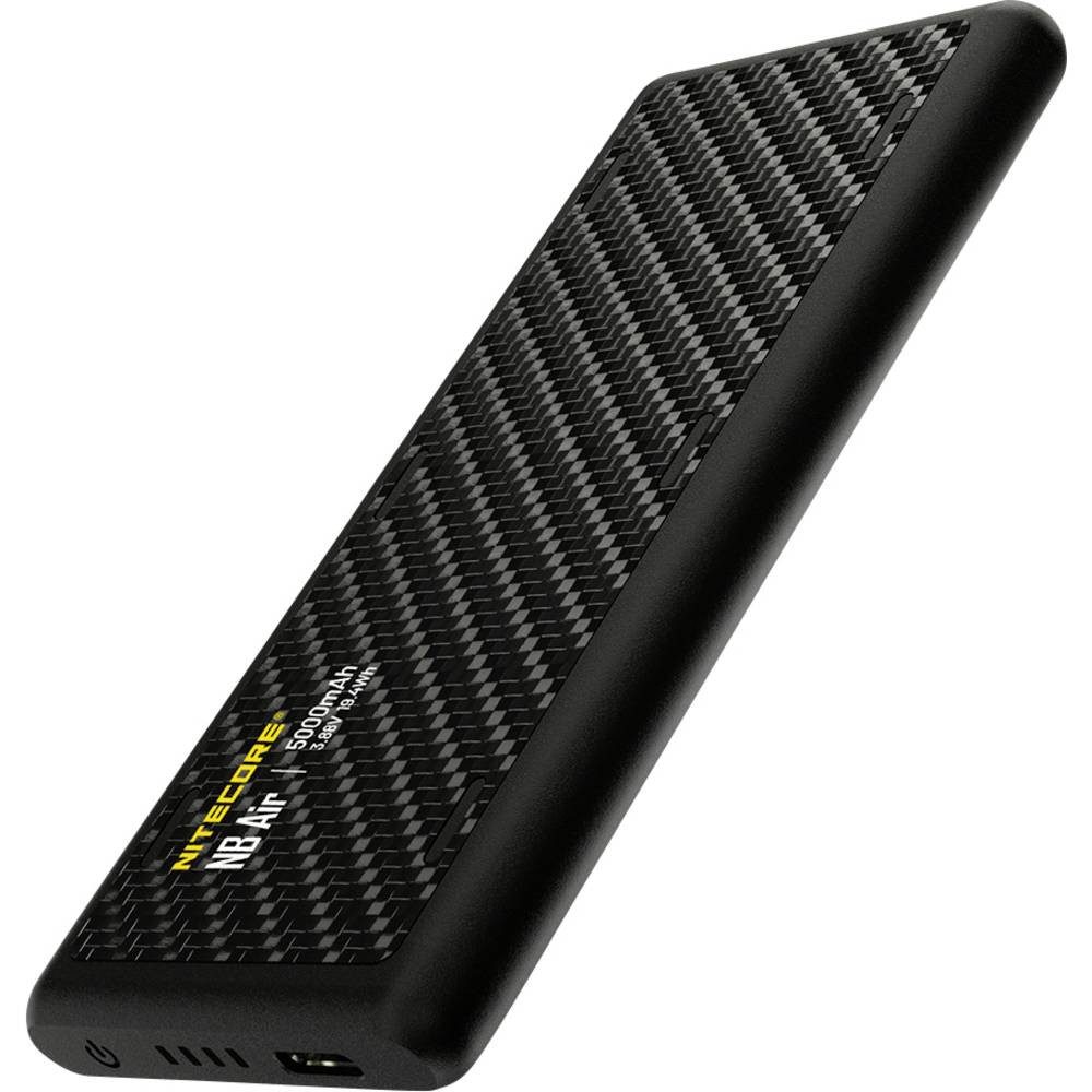 Nitecore NC-NBAIR Powerbank 5000 mAh QC 3.0, USB PD Li-Ion Schwarz Powerbank