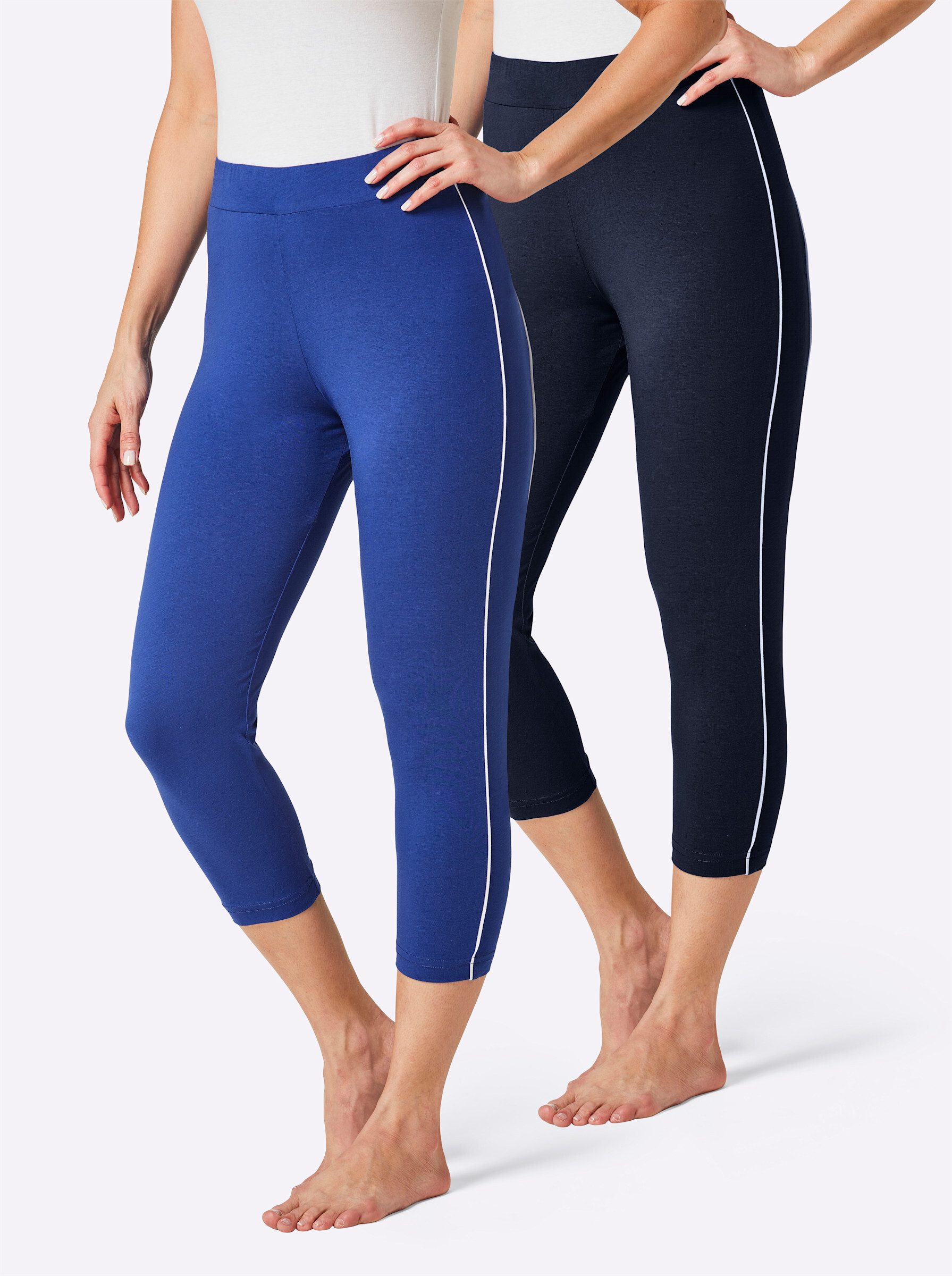 Plantier Homewearhose Leggings 3/4-lang (2-tlg)