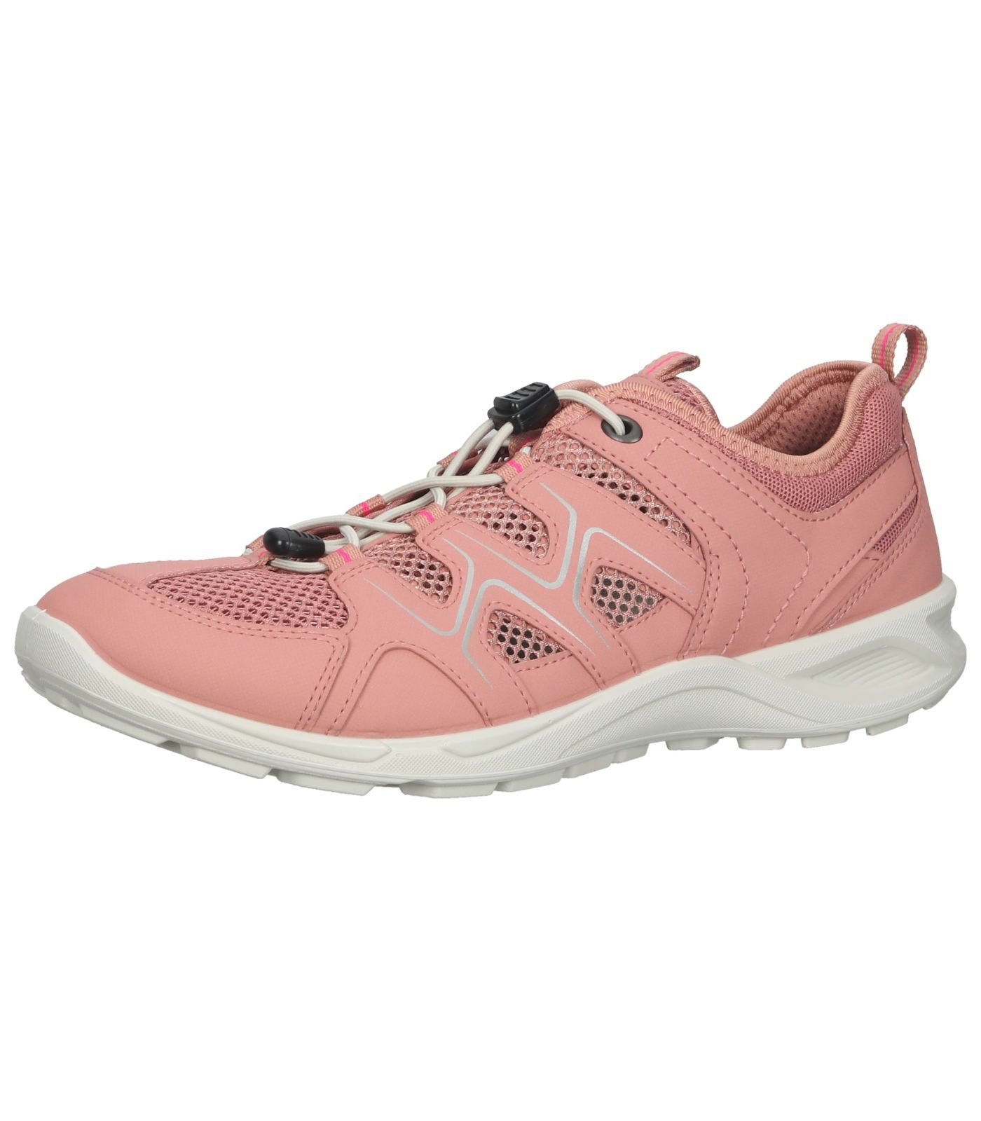 Ecco Wanderschuhe Lederimitat Trekkingschuh Rosa