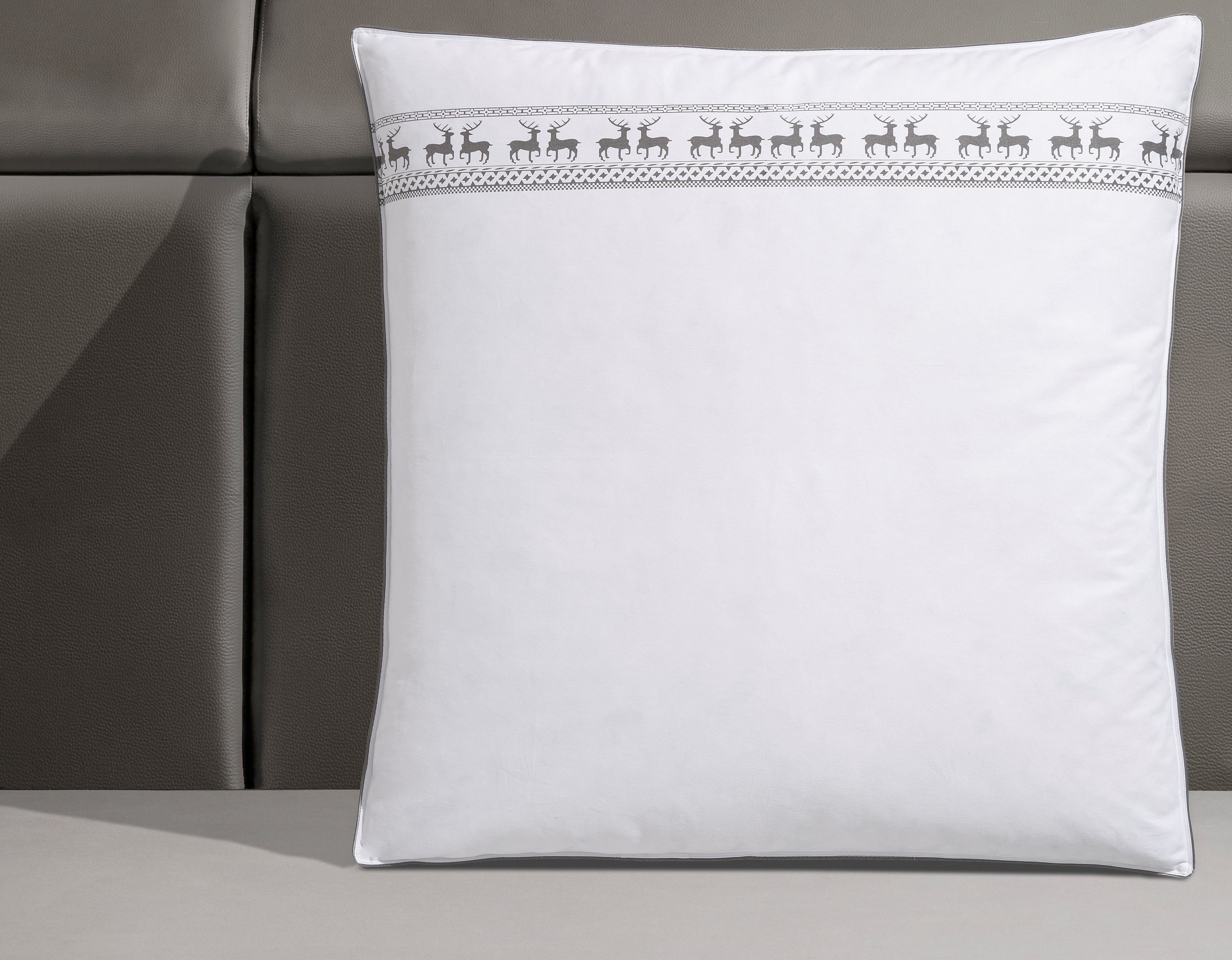 Älgdröm Federkopfkissen Forsakar, Kopfkissen 40x80 cm, 80xc80 cm, Füllung: günstig online kaufen