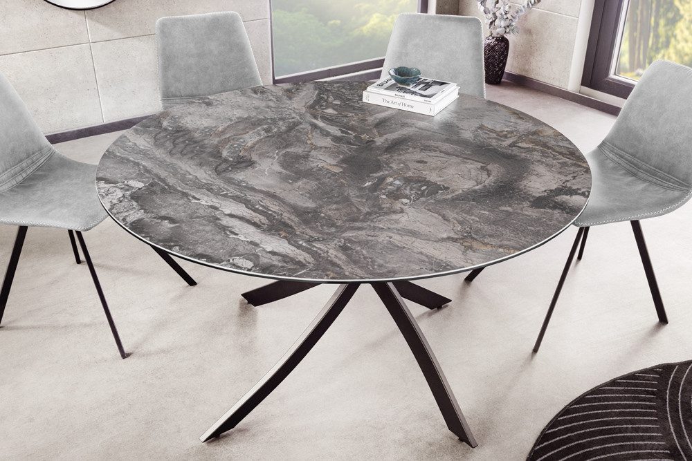 riess-ambiente Esstisch ALPINE 120cm taupe / günstig online kaufen