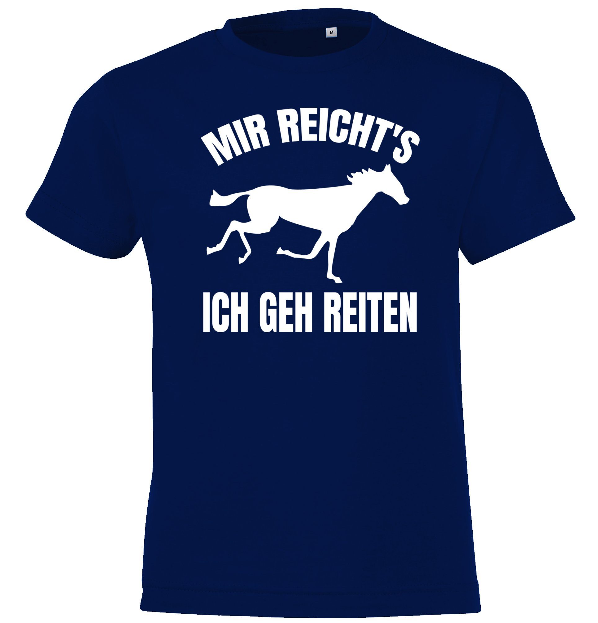 T-Shirt Mir reichts Ich geh reiten Shirt für Jungen und Mädchen