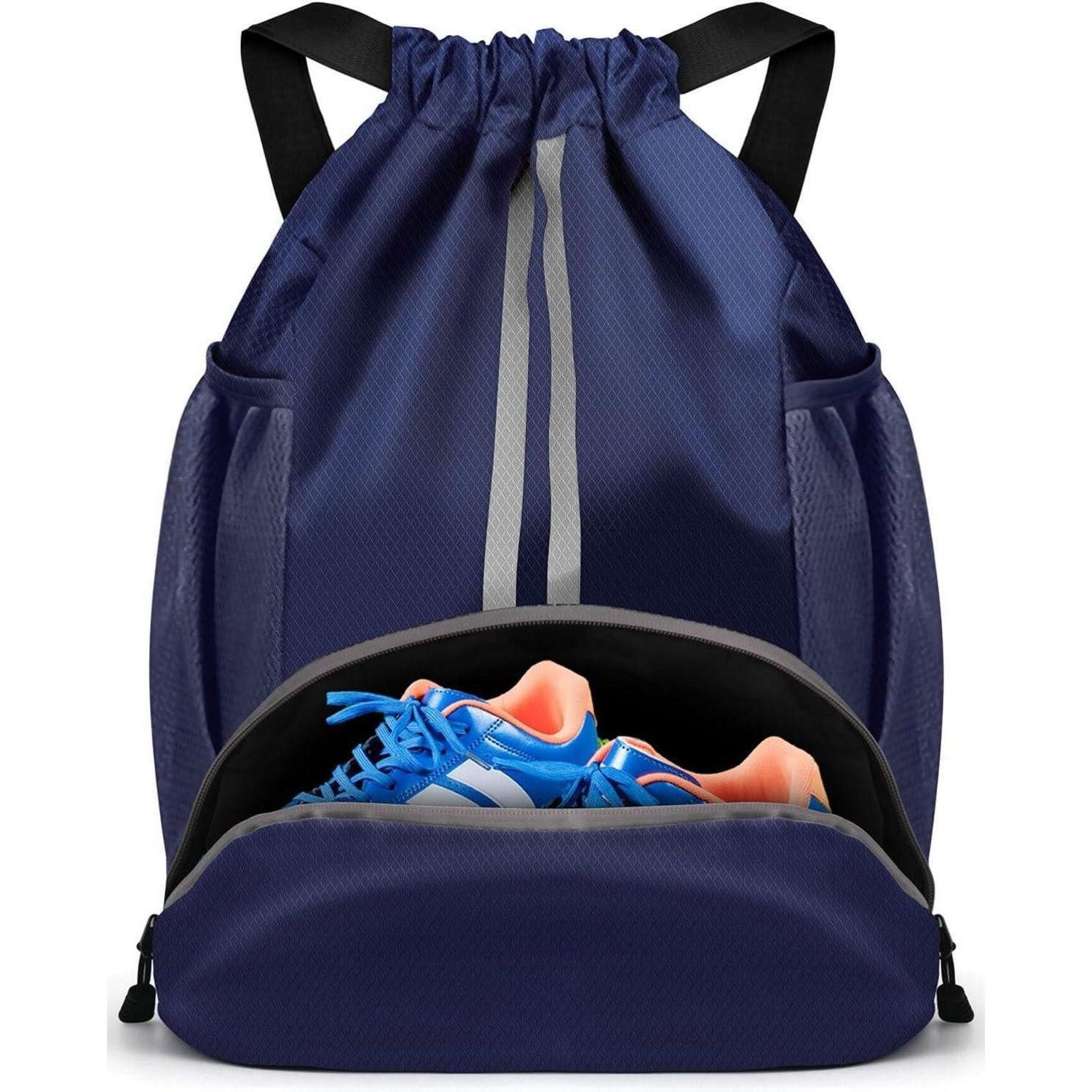 Turnbeutel Turnbeutel Fußballtasche Rucksack Kordelzug Tunnelzug Gymsack